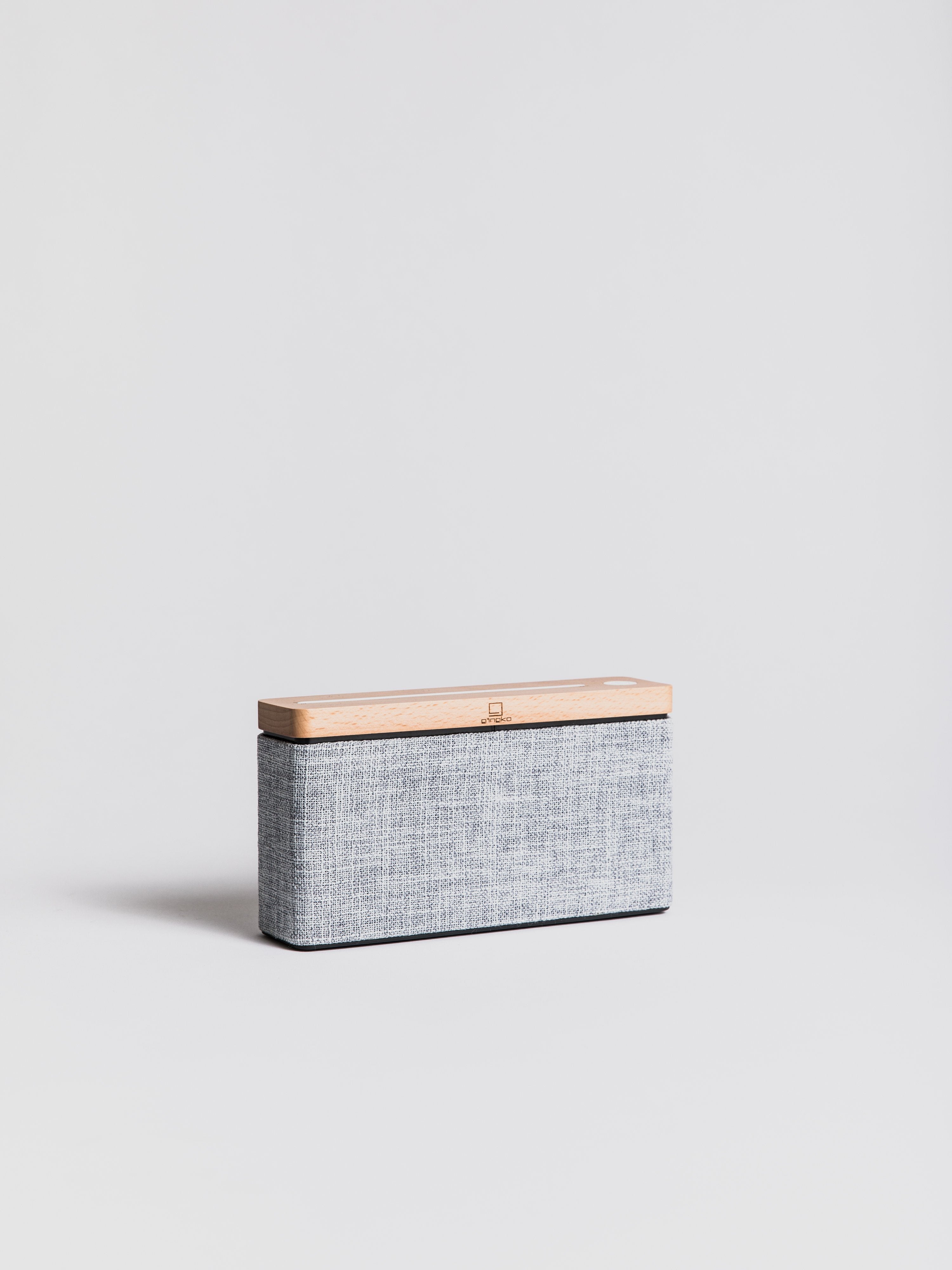 HiFi Square Bluetooh Speaker - Light Grey Speaker Ginko