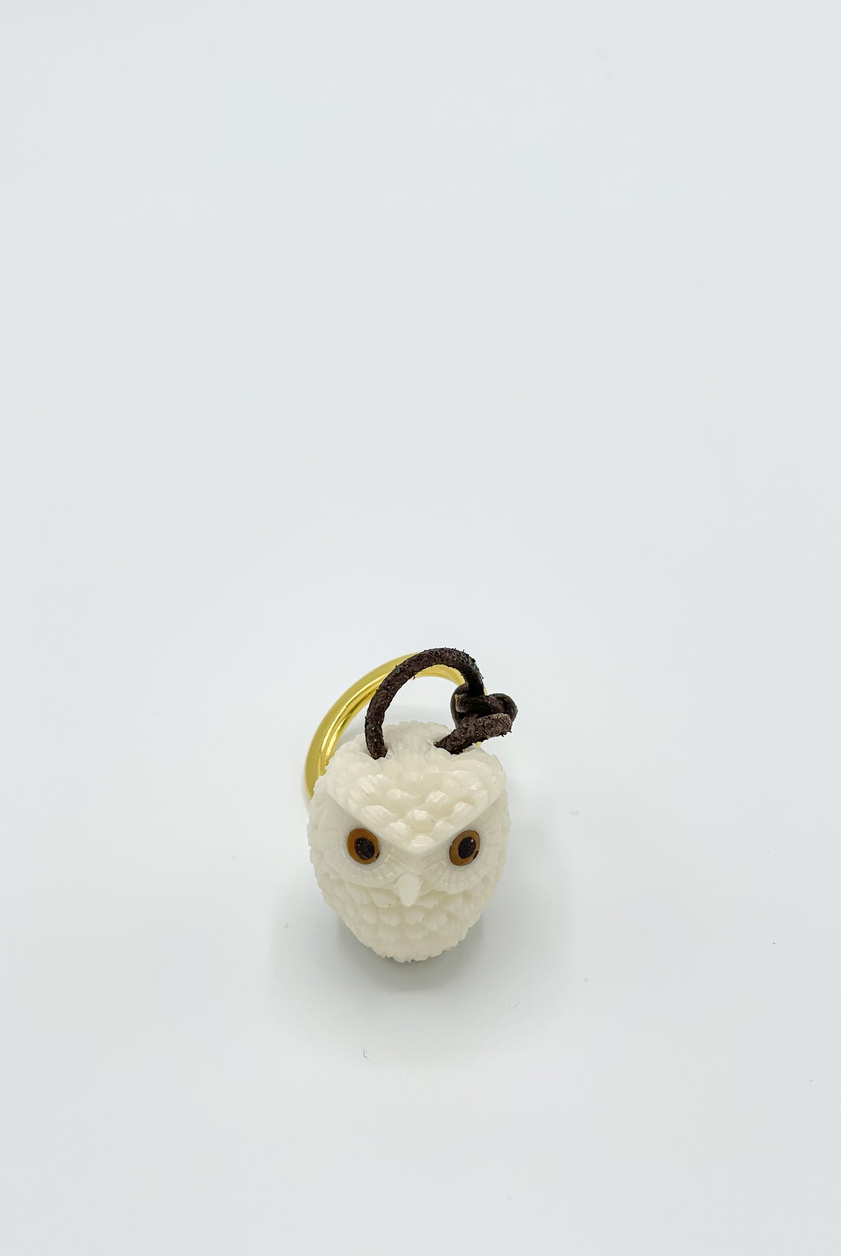 Keychain ECOivory- Owl - Cigale & Fourmi