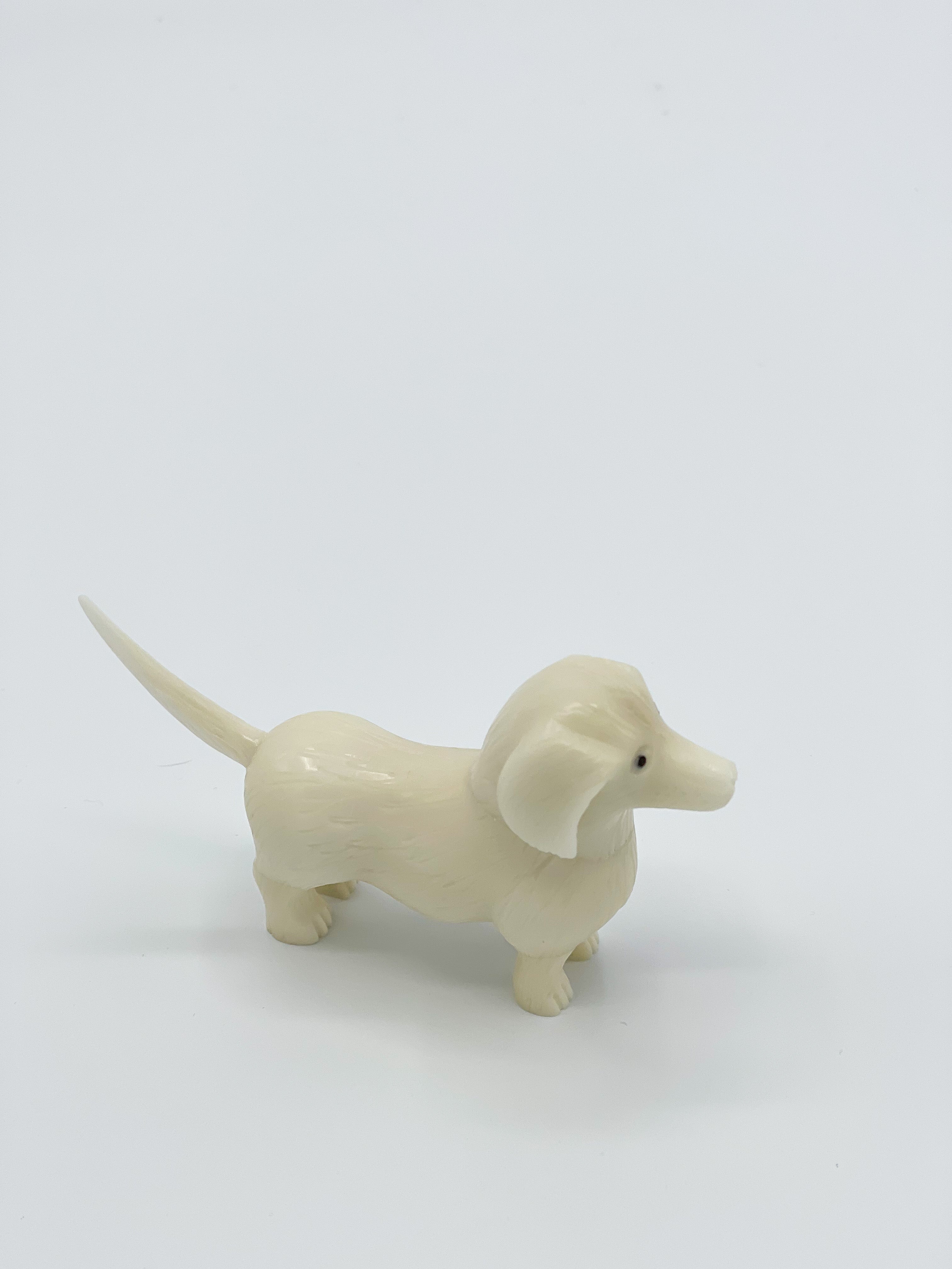Ring Holder ECOivory- Dog - Cigale & Fourmi