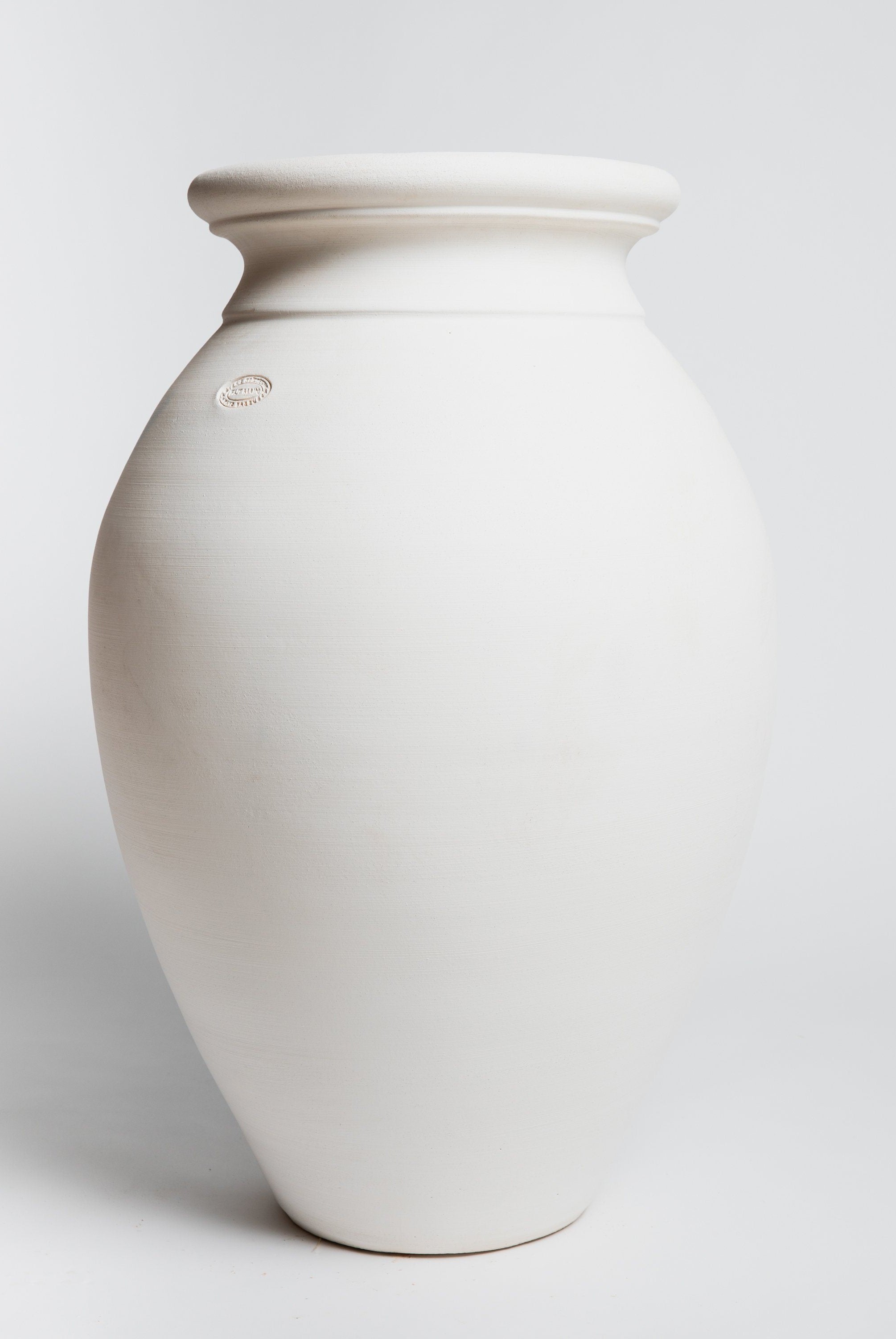 Jarre Deco - Lisse Terre Blanche Pottery Goicoechea