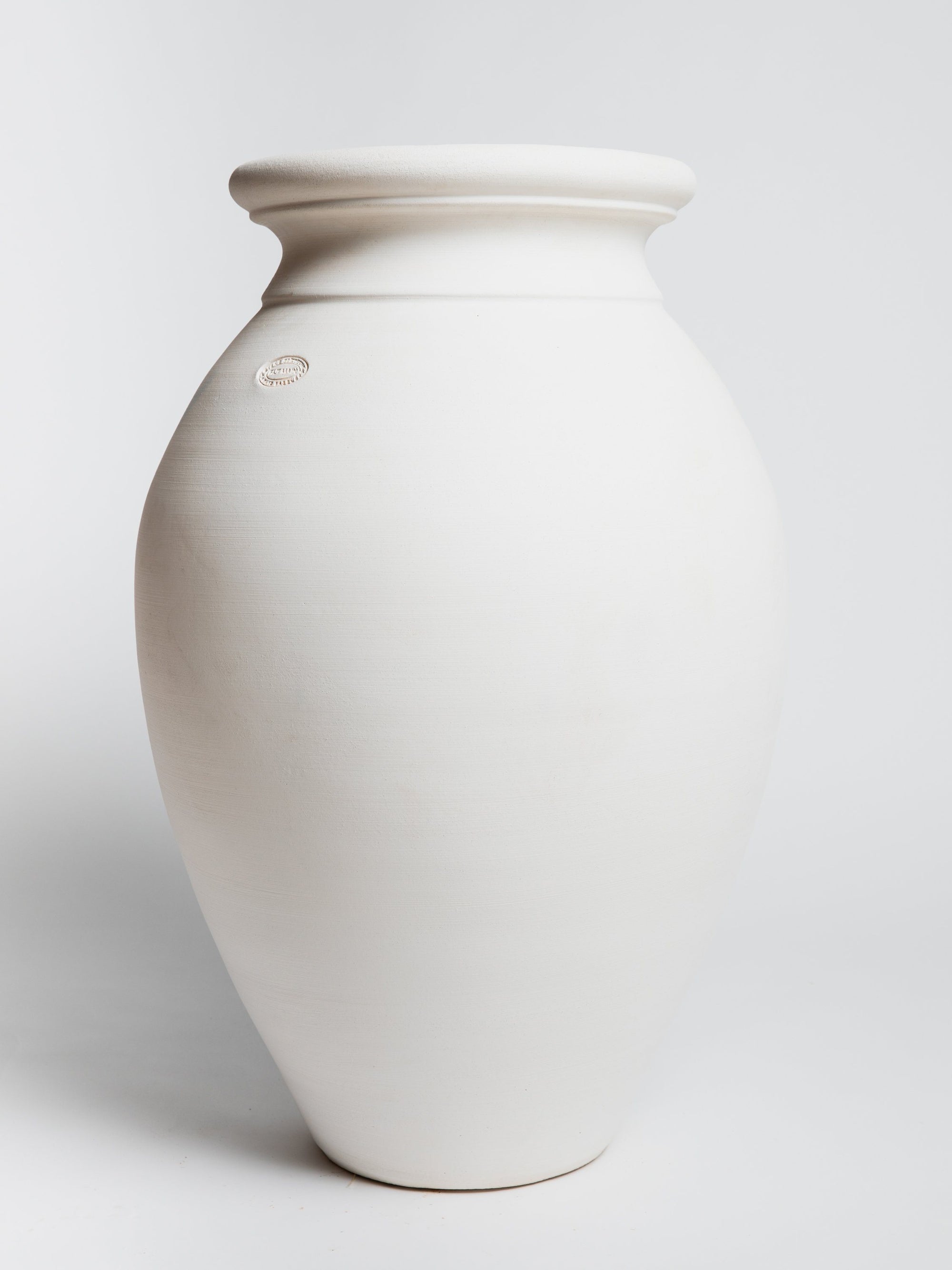 Jarre Deco - Lisse Terre Blanche Pottery Goicoechea