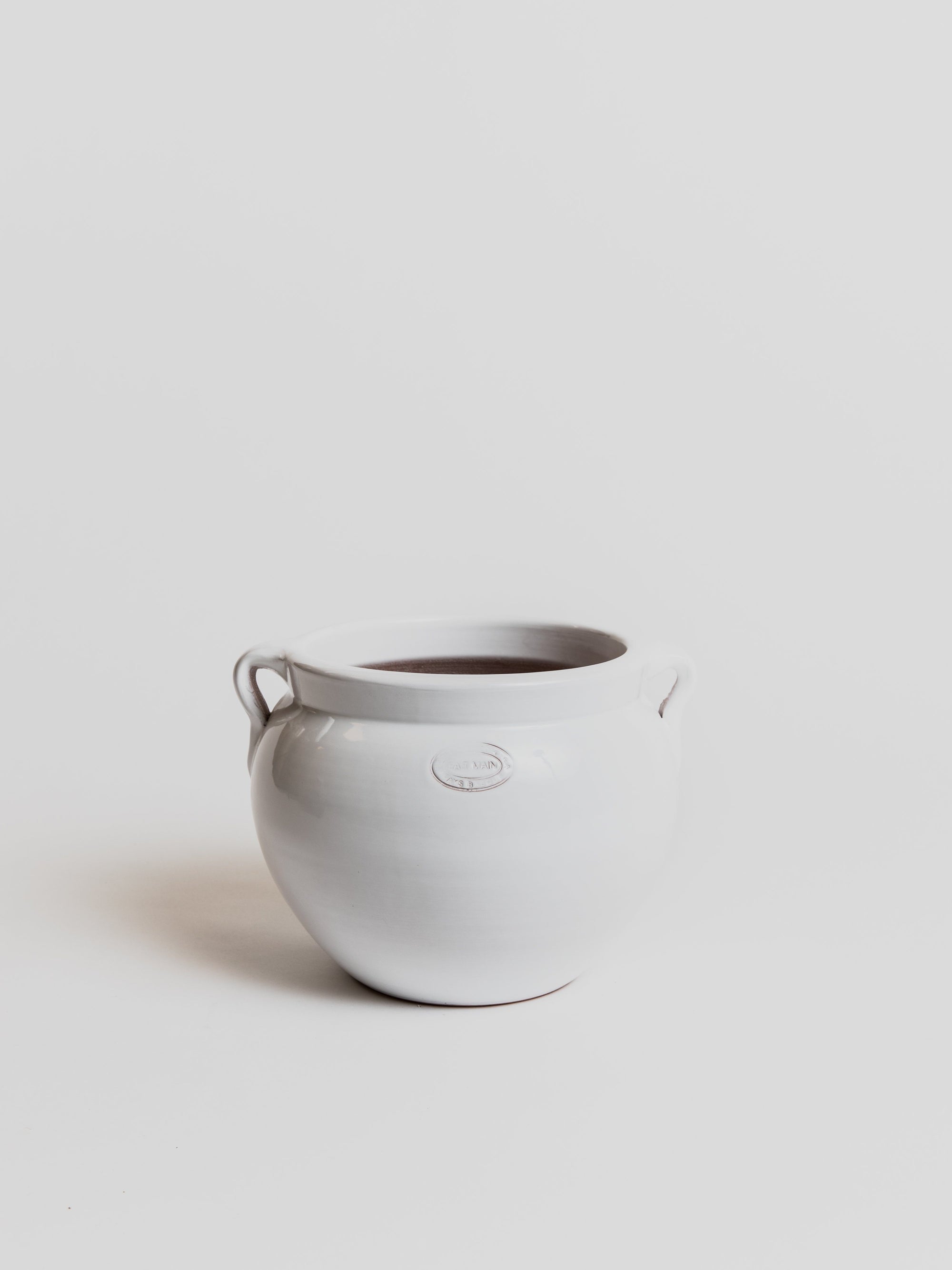 Jarre - White Glazed Pottery Goicoechea