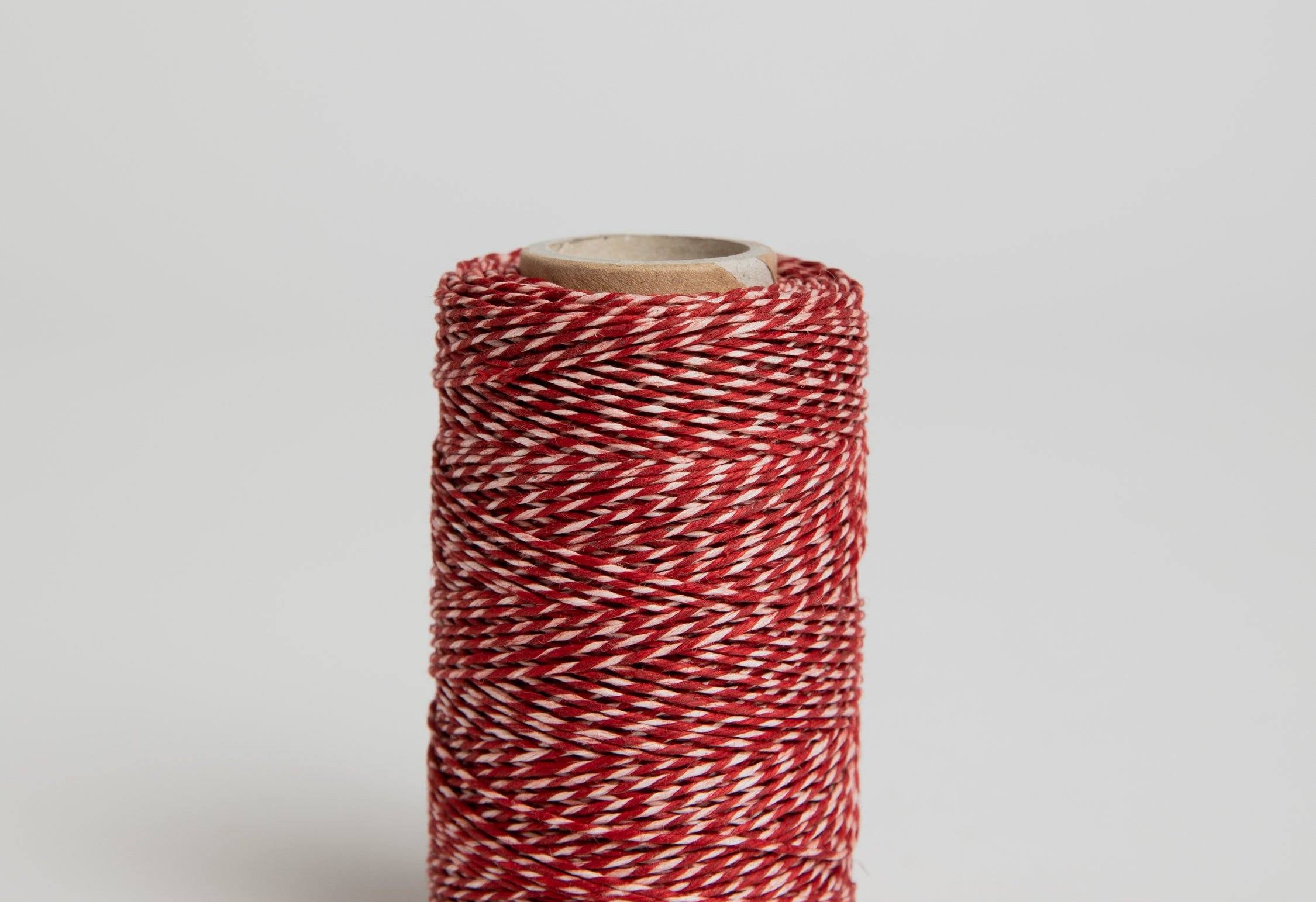 Kitchen Flax Yarn - Red/Natural Yarn Redecker