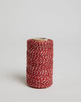 Kitchen Flax Yarn - Red/Natural Yarn Redecker