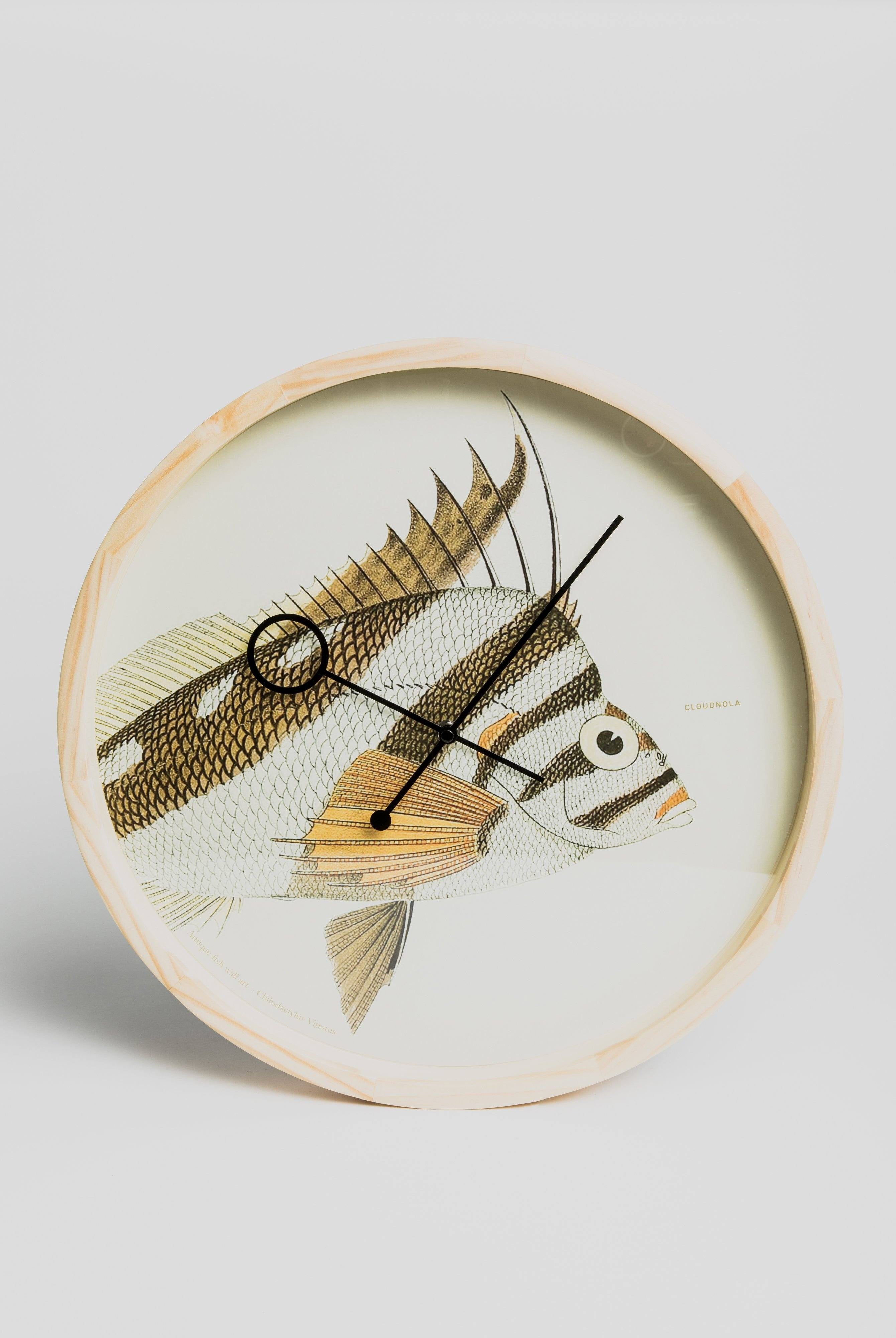 Kitchen Wall Clock - Chilodactylus Vittatus Clock Cloudnola