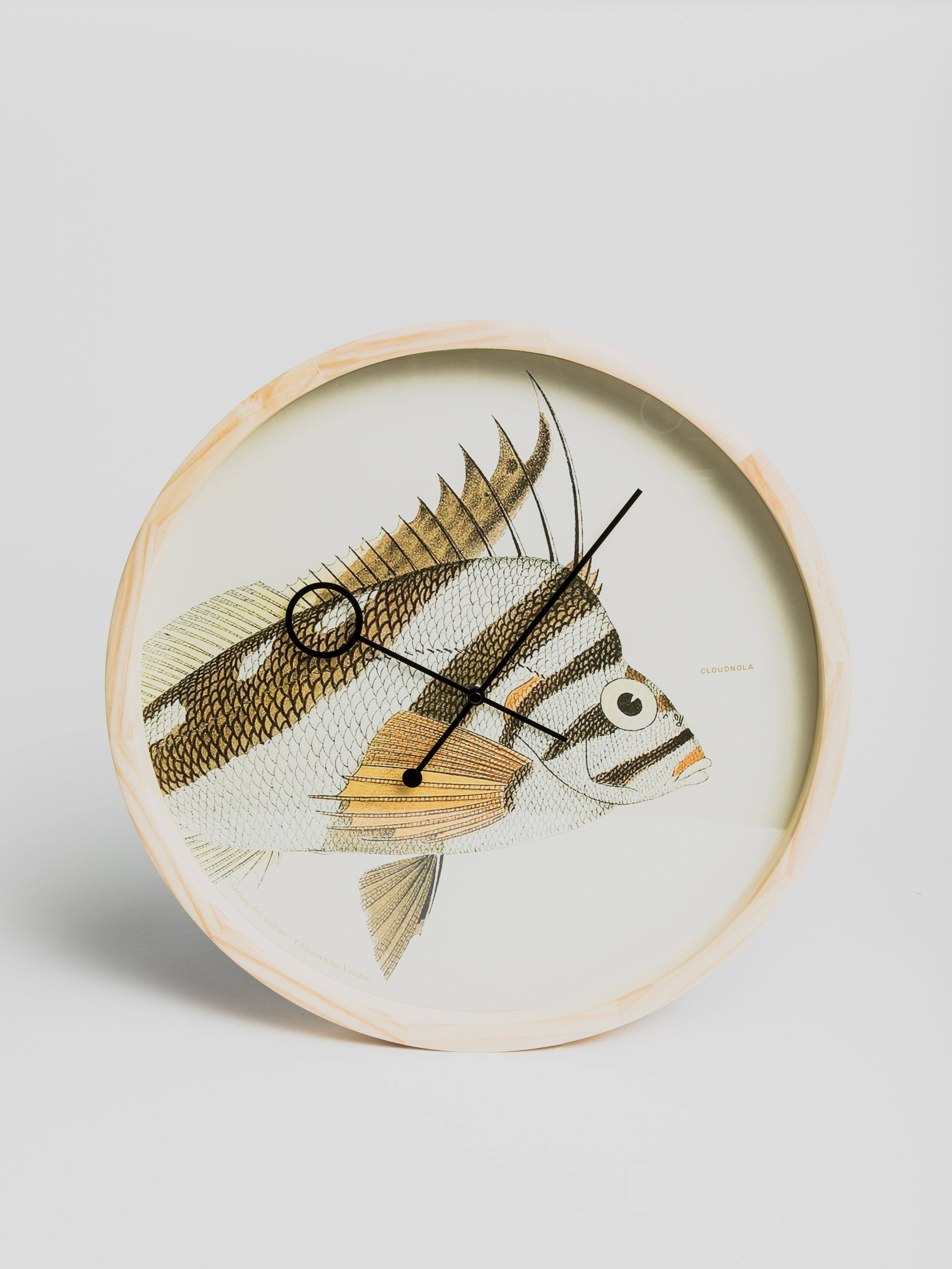 Kitchen Wall Clock - Chilodactylus Vittatus Clock Cloudnola