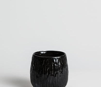 Kobe - High Black Pottery Cigale & Fourmi