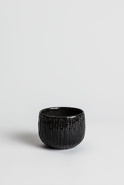 Kobe - Low Black Pottery Cigale & Fourmi