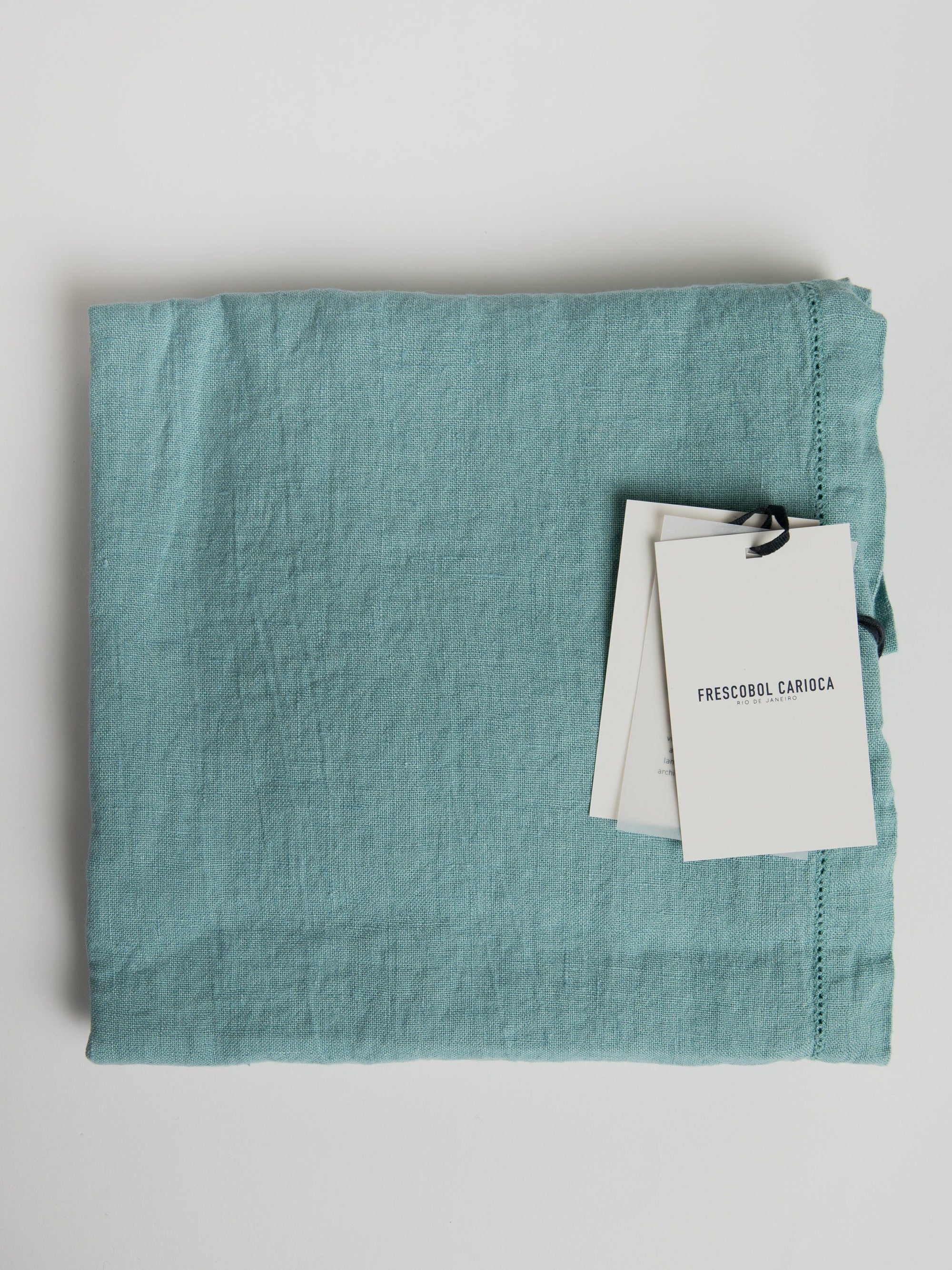 Linen Beach Towel - Reef Green Towel Frescobol Carioca