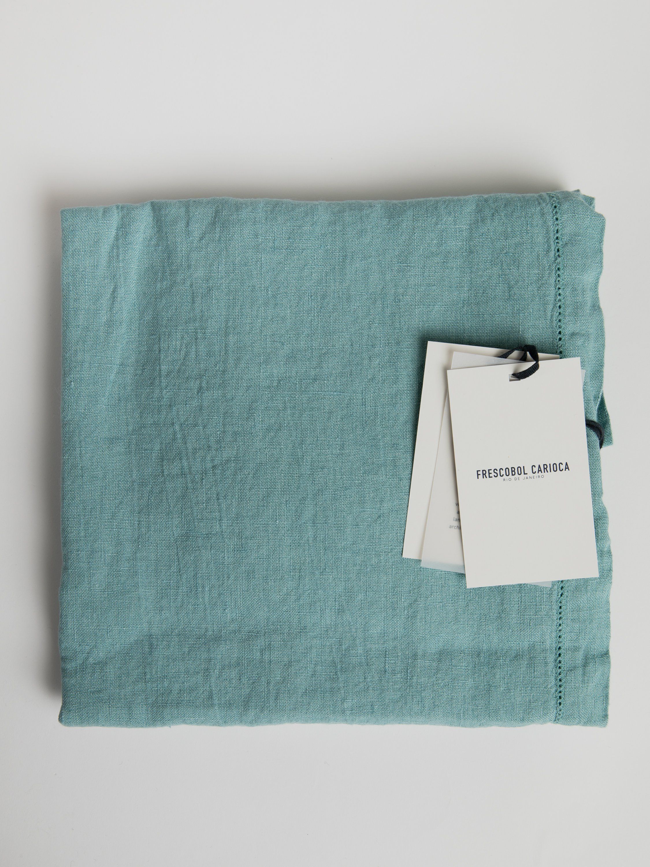 Linen Beach Towel - Reef Green Towel Frescobol Carioca