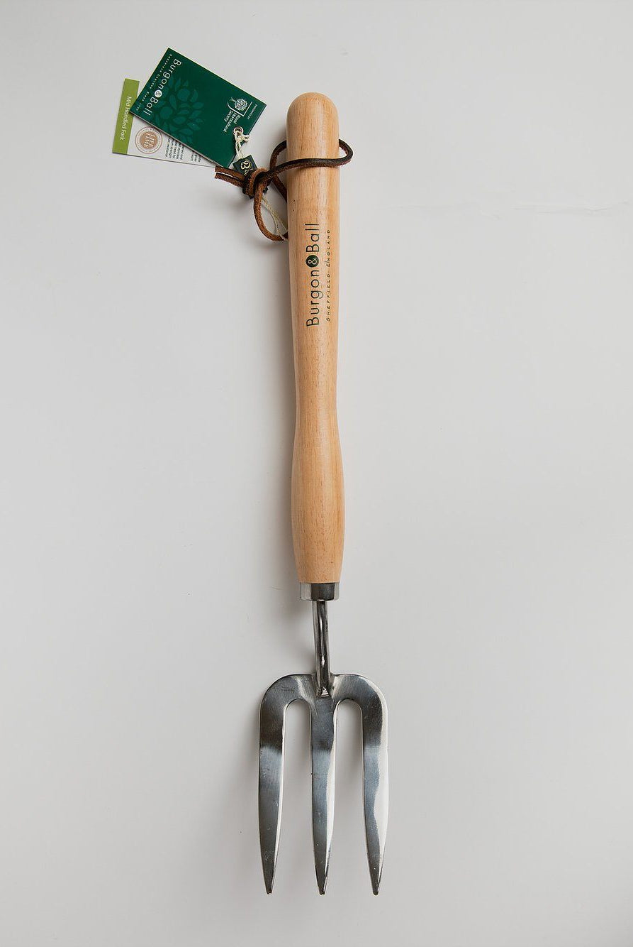 Mid Handled Fork Garden Tool Burgon & Ball