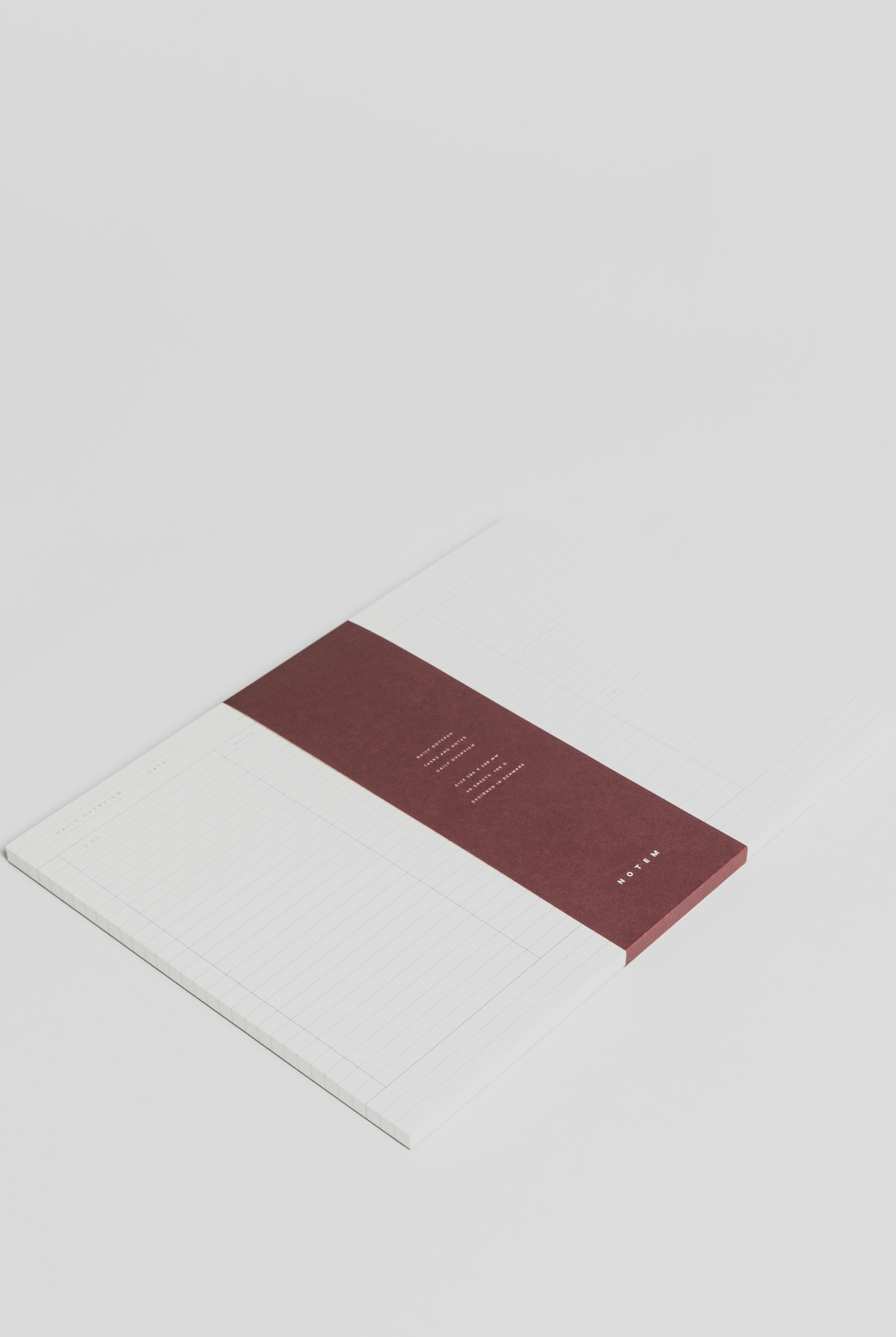 MILO Daily Planner Notepad Notepads Notem