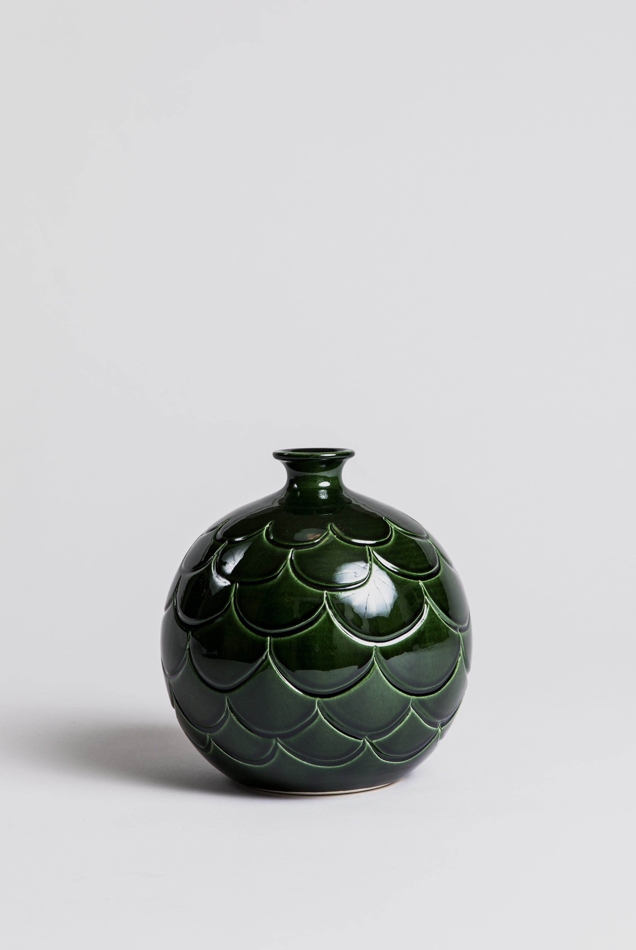 Misty - Green Emerald Vase Bergs Potter