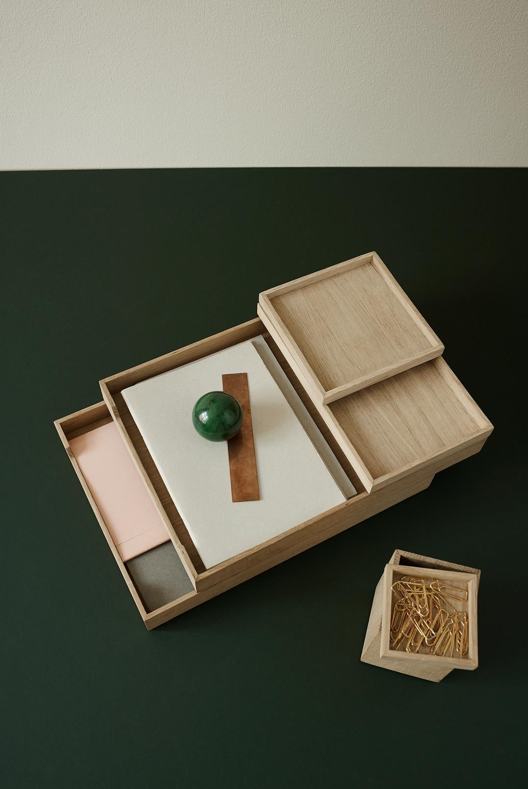 Nomad Letter Tray - Oak Mirror Skagerak