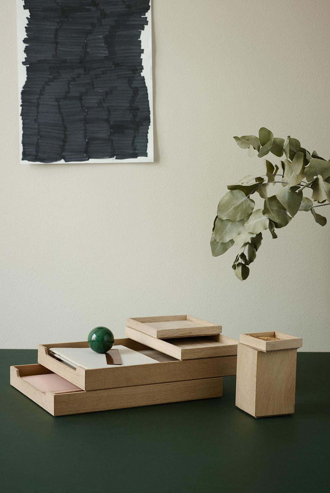 Nomad Letter Tray - Oak Mirror Skagerak