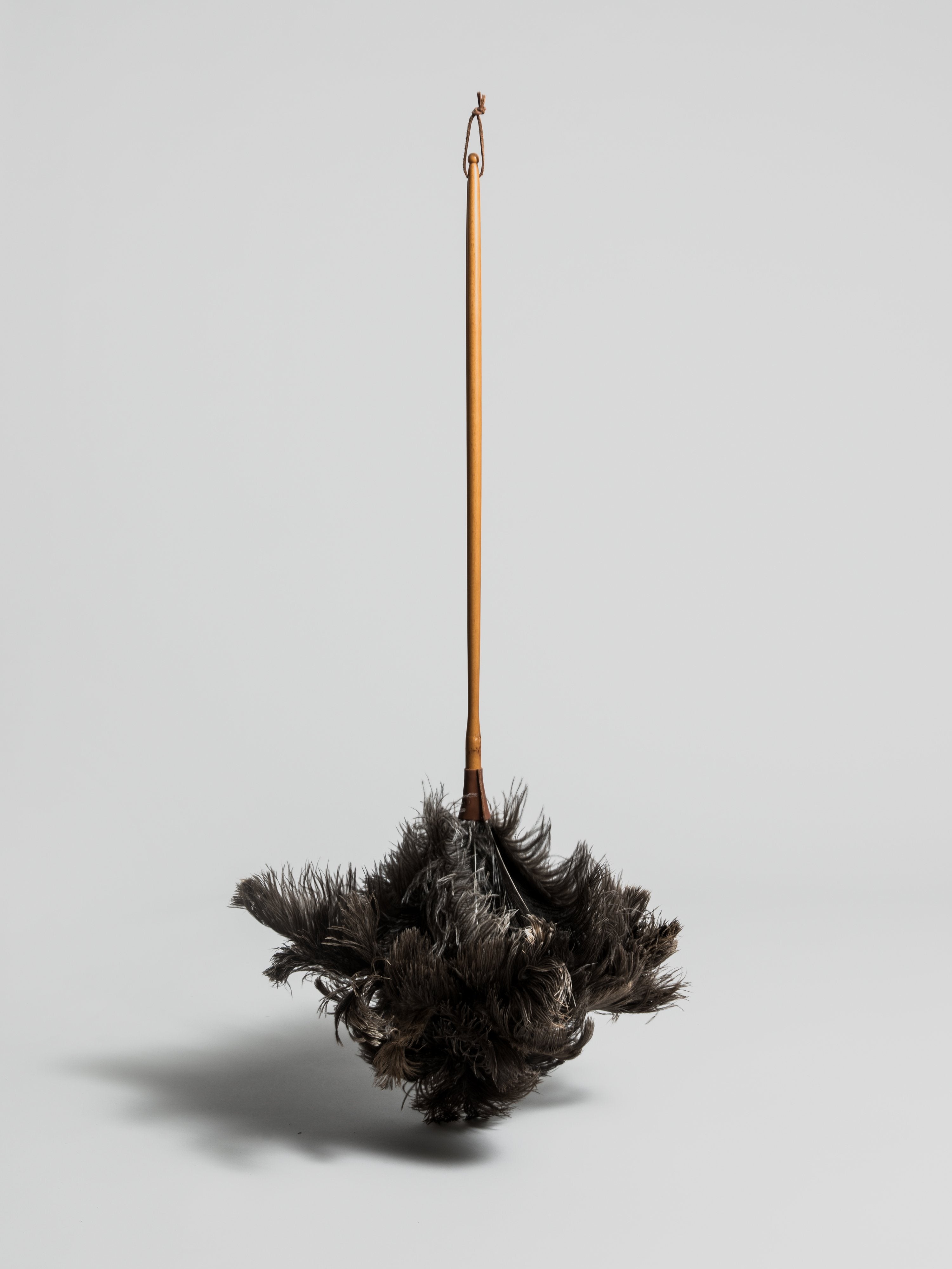 Ostrich Feather Duster Long Handled Soap Dish Redecker