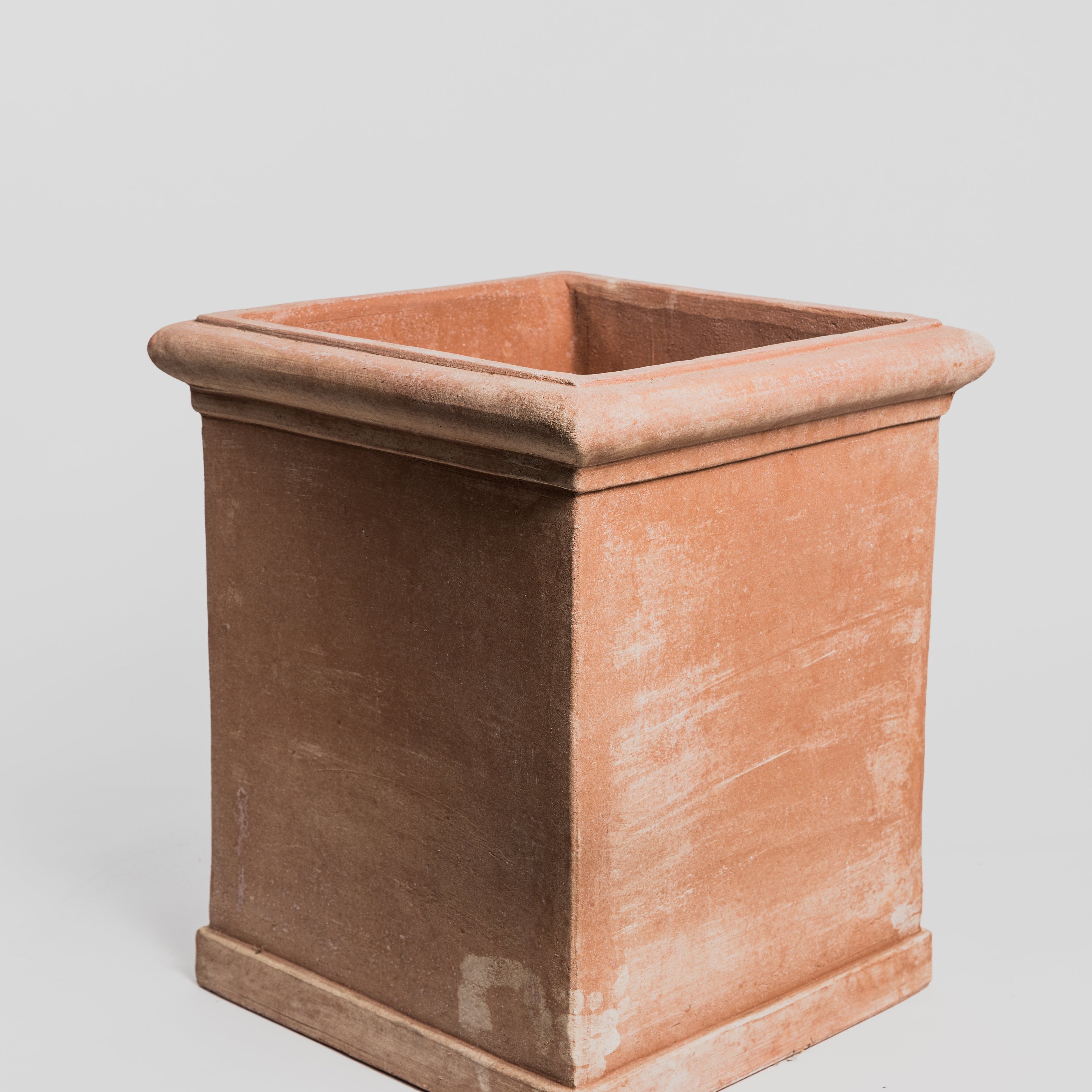 Pilone Liscio Con Bordo Rotondo - Terracotta Pottery M.I.T.A.L