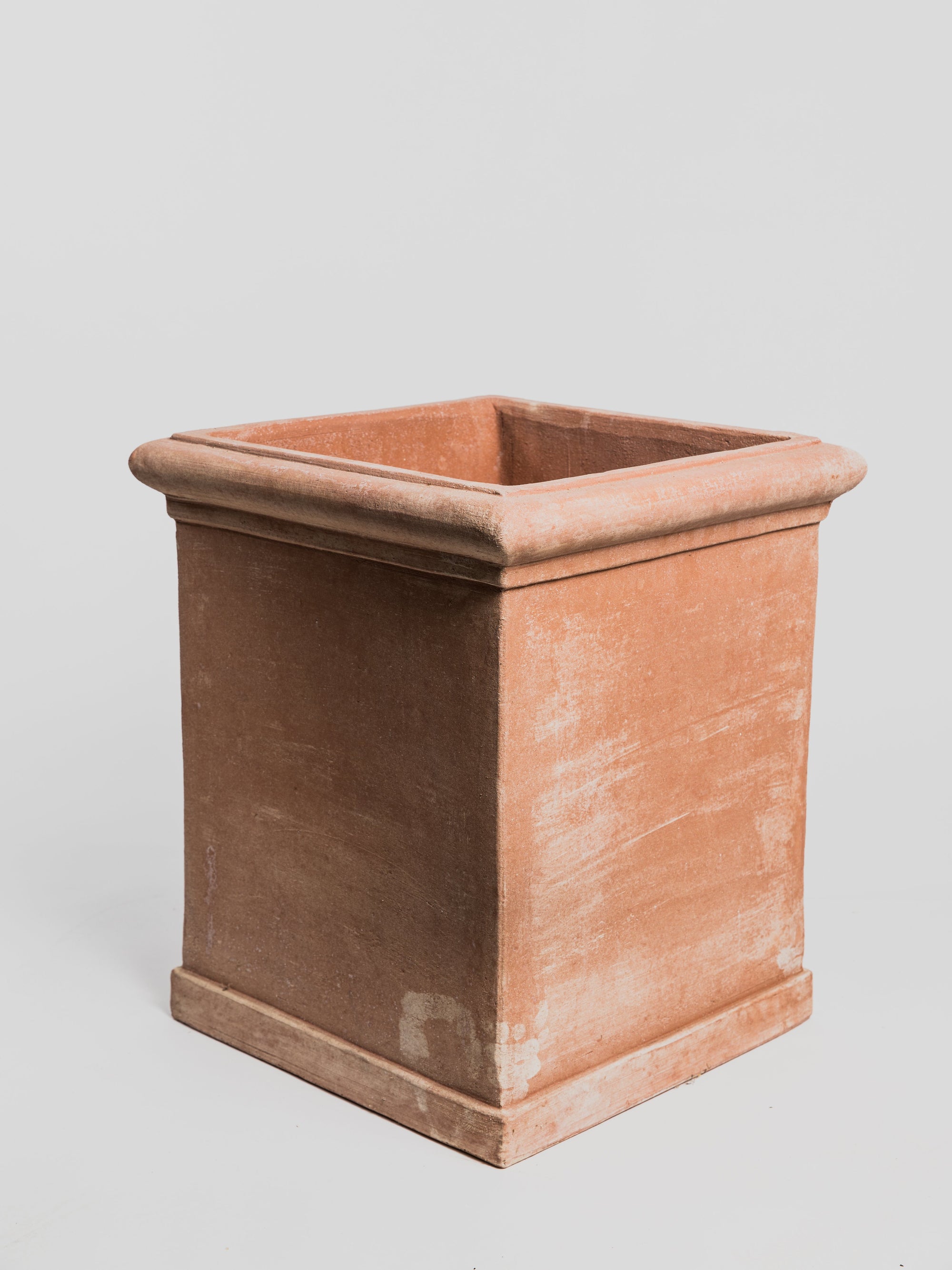 Pilone Liscio Con Bordo Rotondo - Terracotta Pottery M.I.T.A.L