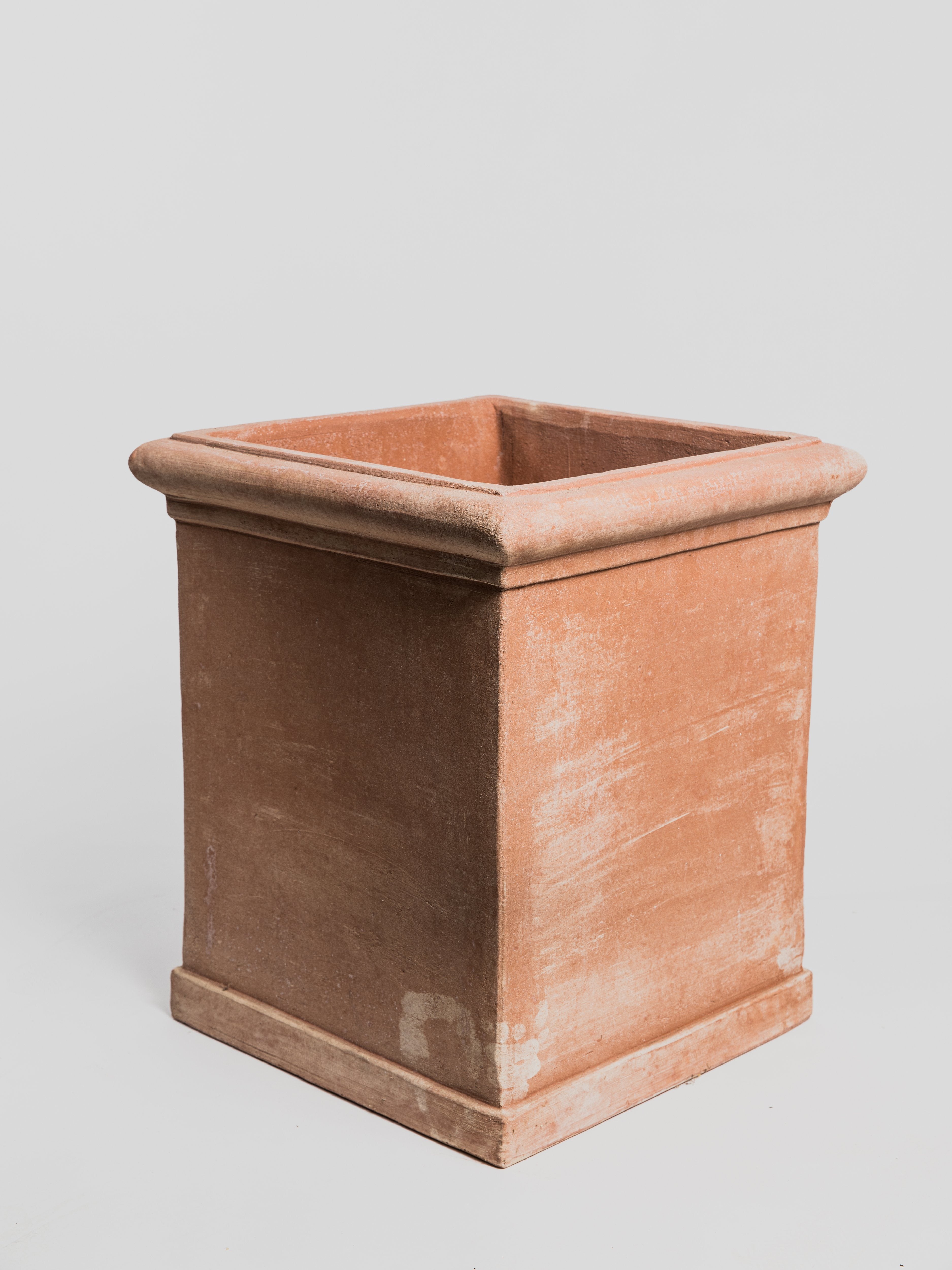 Pilone Liscio Con Bordo Rotondo - Terracotta Pottery M.I.T.A.L