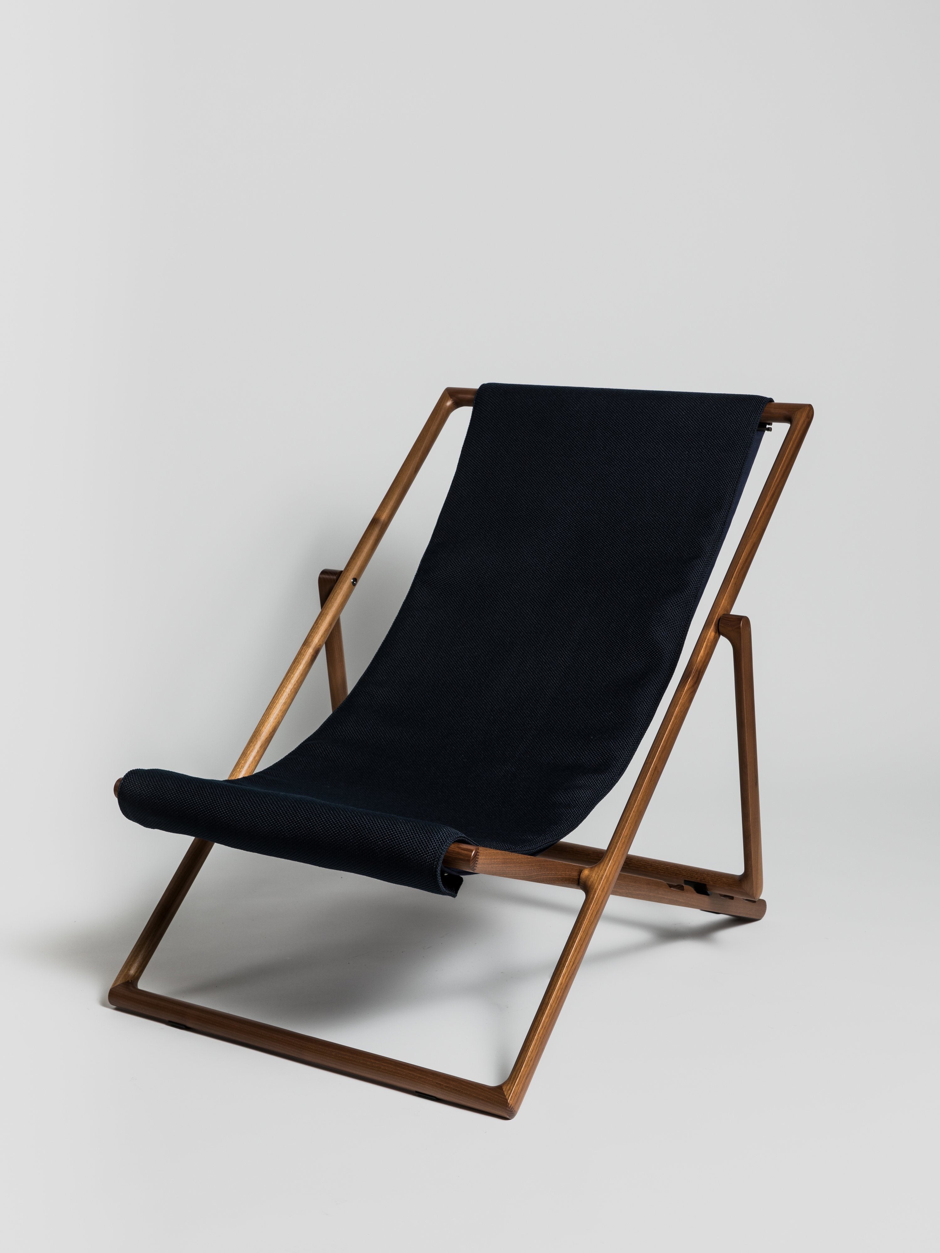 Portofino Deck Chair - Blue Chair Cigale & Fourmi