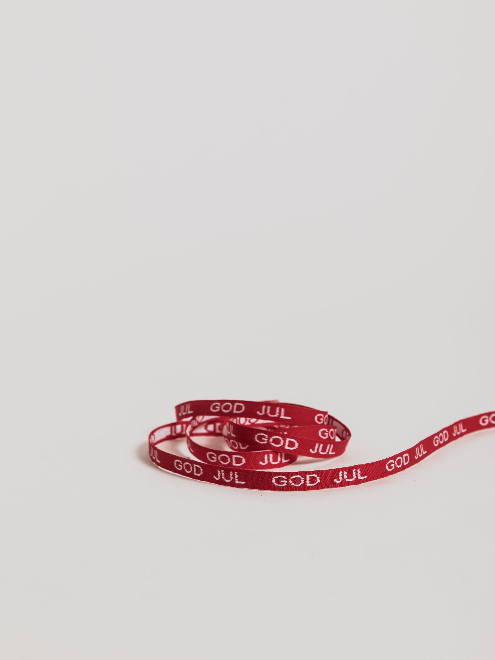 Ribbon Ribbon Swallings Sweeden Red God Jul - W10 mm 