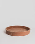 Saucer Liscio - Terracotta (without rim) Saucer Poggi Ugo