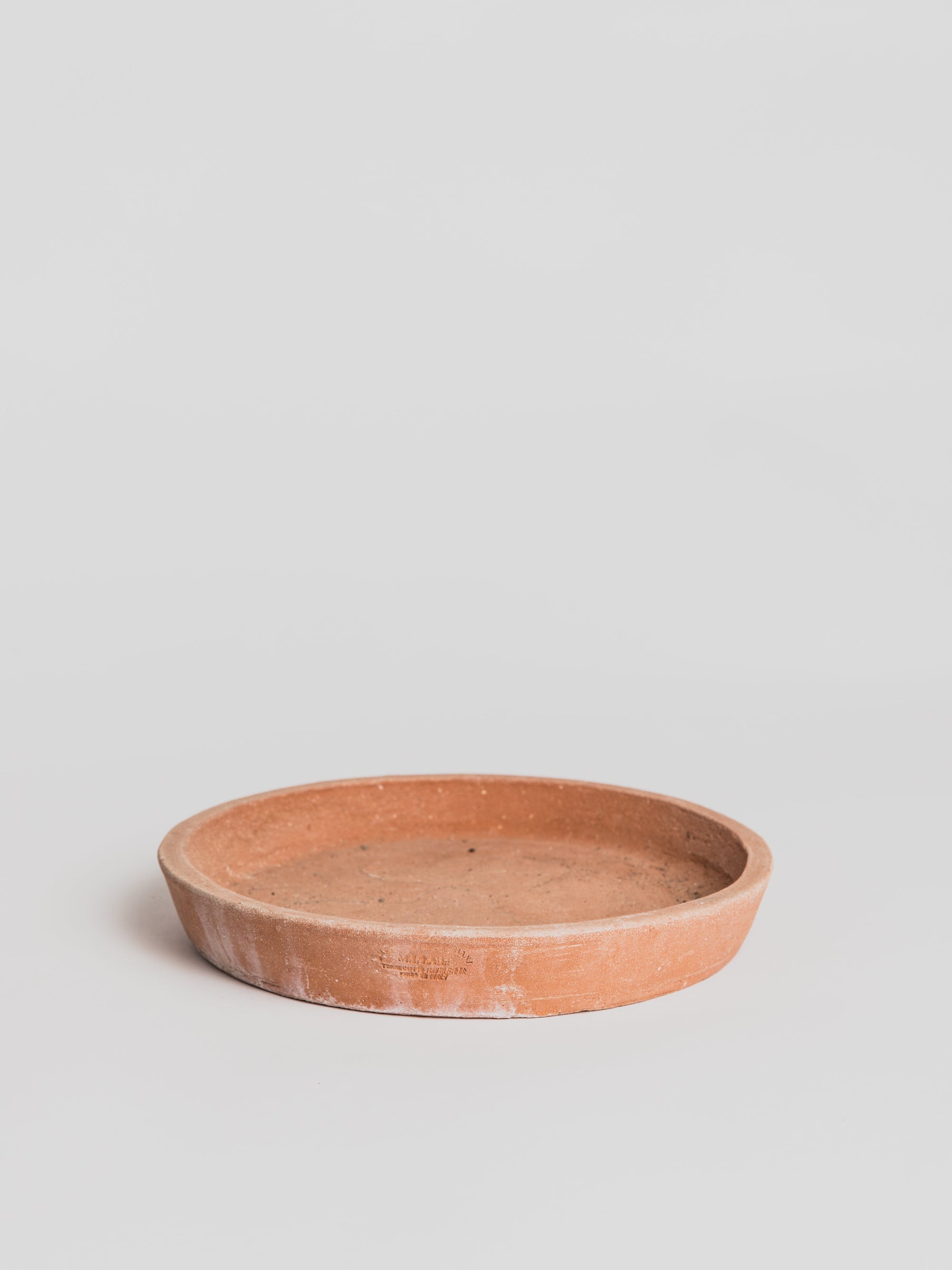 Saucer Liscio - Terracotta (without rim) Saucer Poggi Ugo