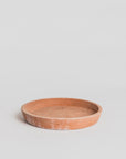 Saucer Liscio - Terracotta (without rim) Saucer Poggi Ugo