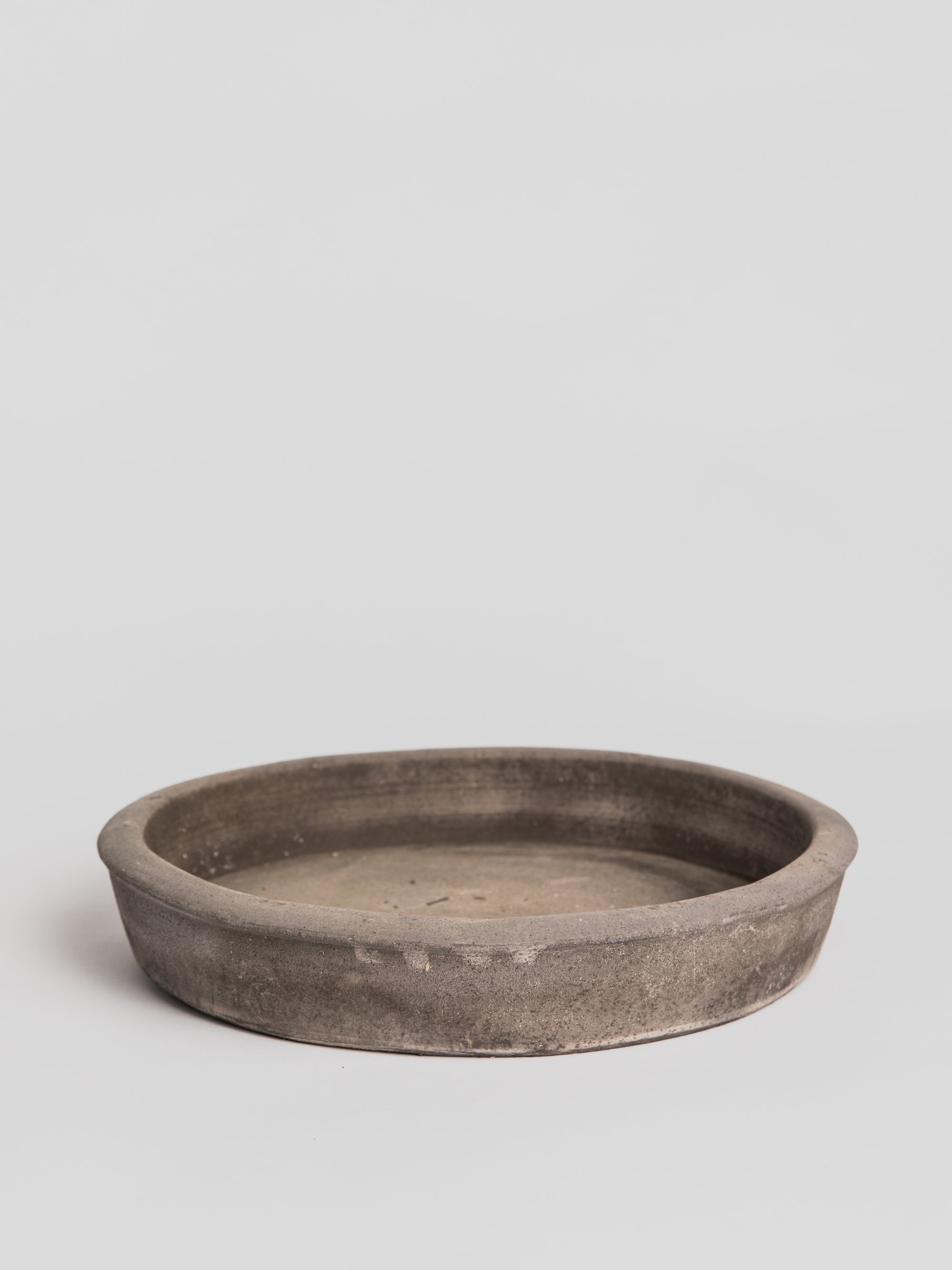 Saucer Orlino - Grey (with rim) Saucer Poggi Ugo