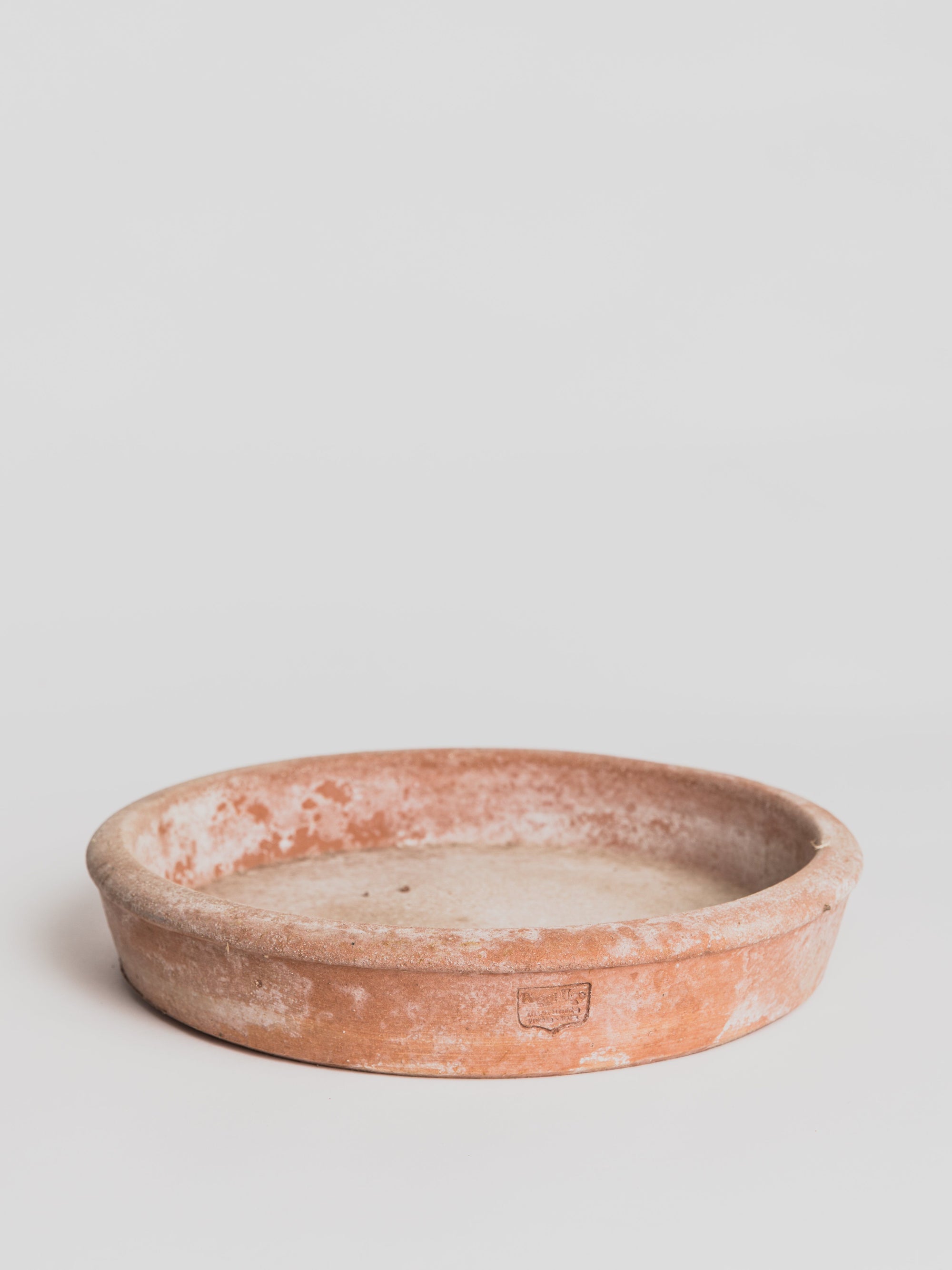 Saucer Orlino - Terracotta (with rim) Saucer Poggi Ugo 