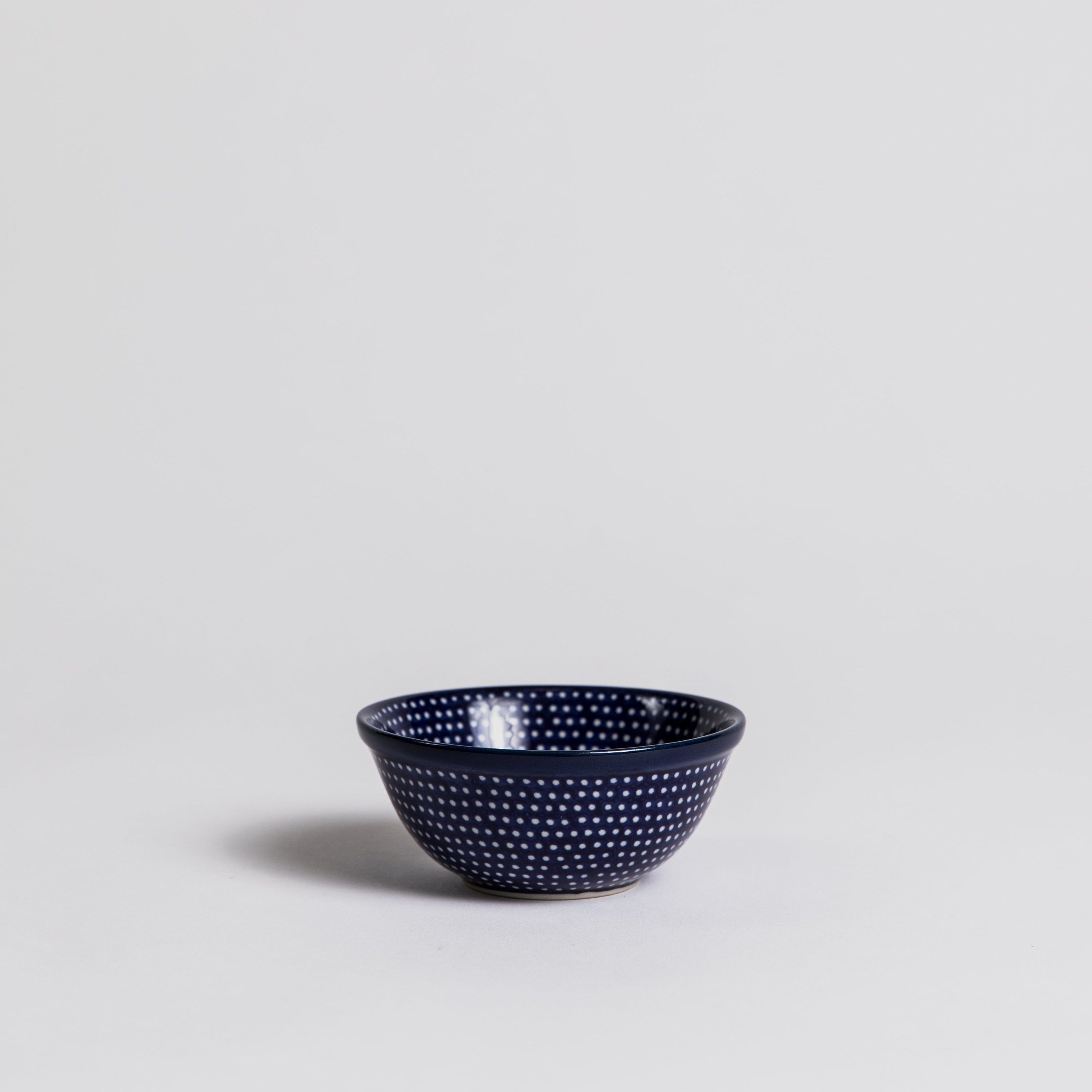 Shaving Soap mug - Blue with Dots Ceramic Mug Redecker