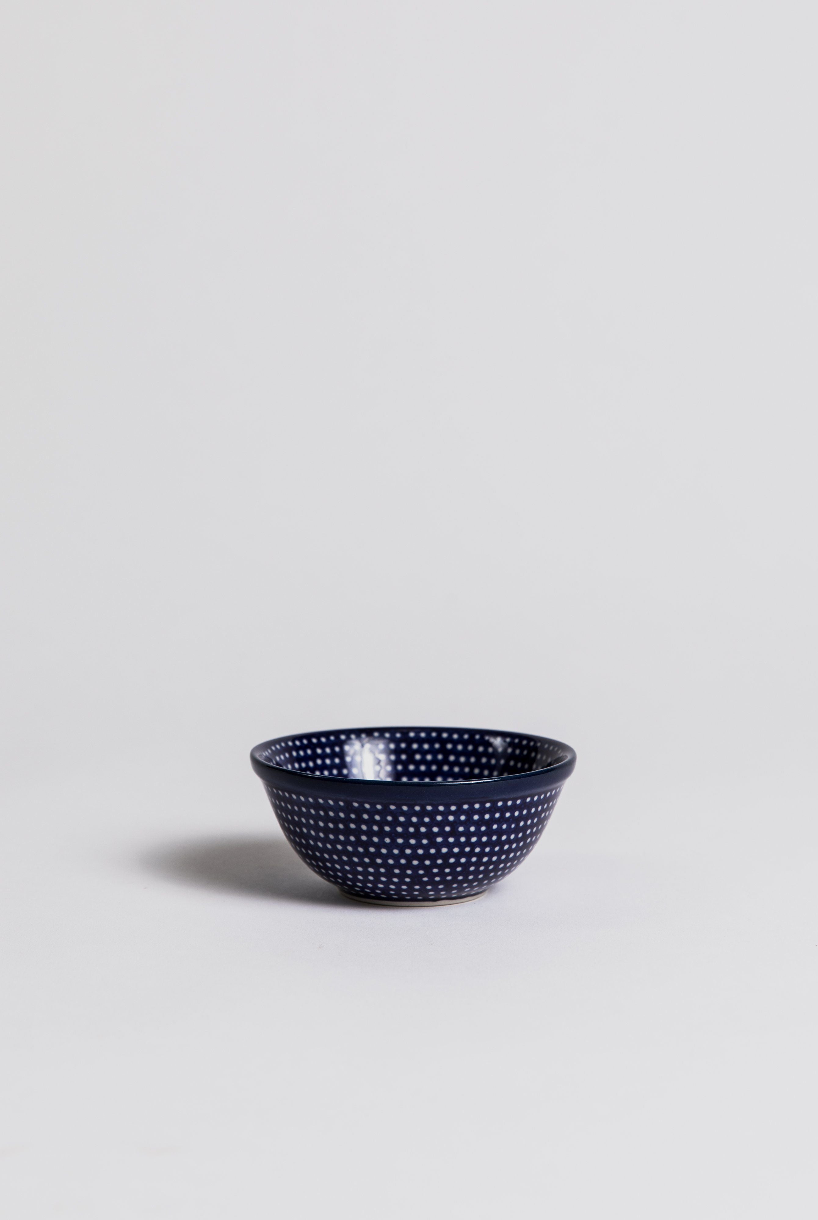 Shaving Soap mug - Blue with Dots Ceramic Mug Redecker