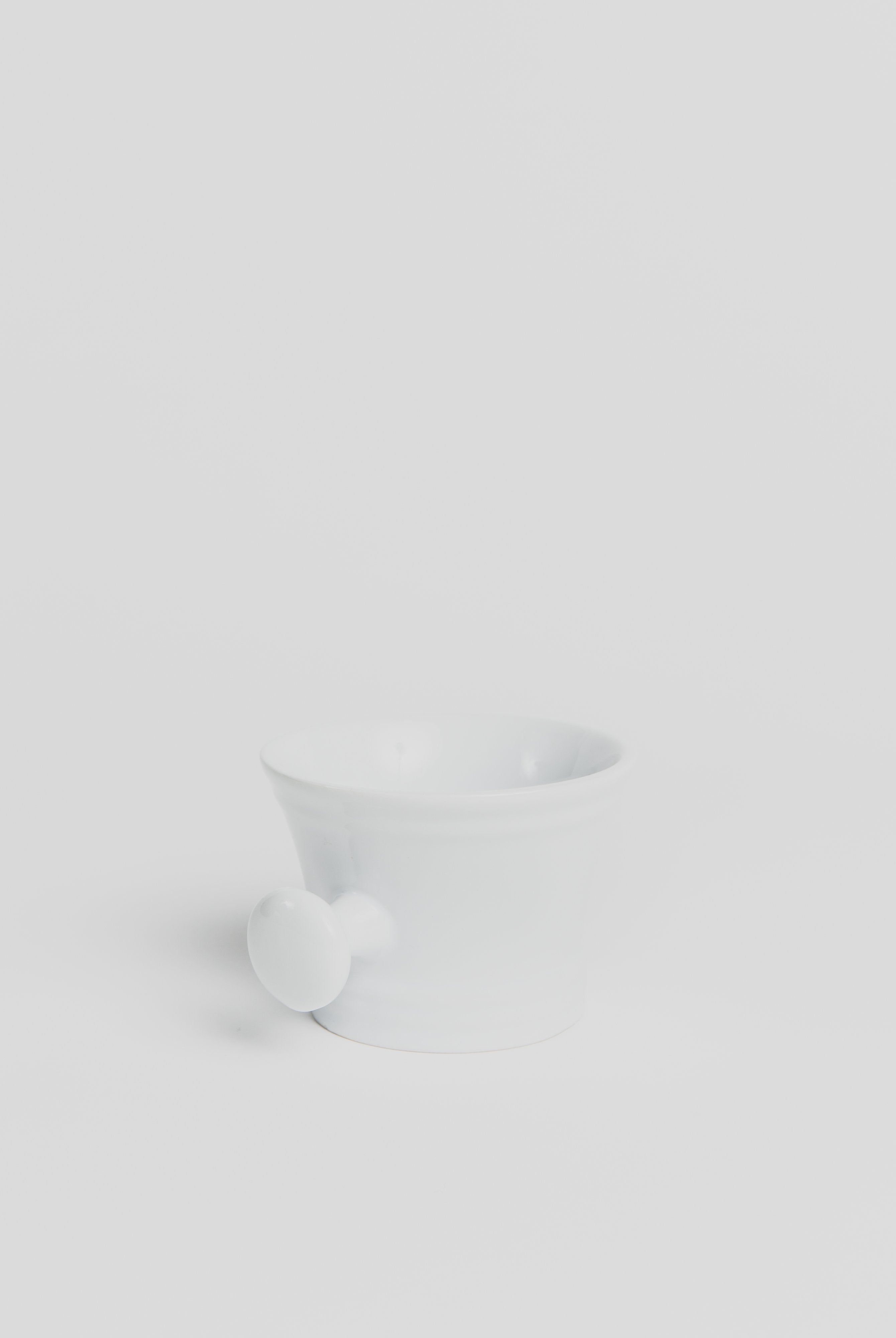 Shaving Soap mug - Ceramic White Shaving Mug Redecker