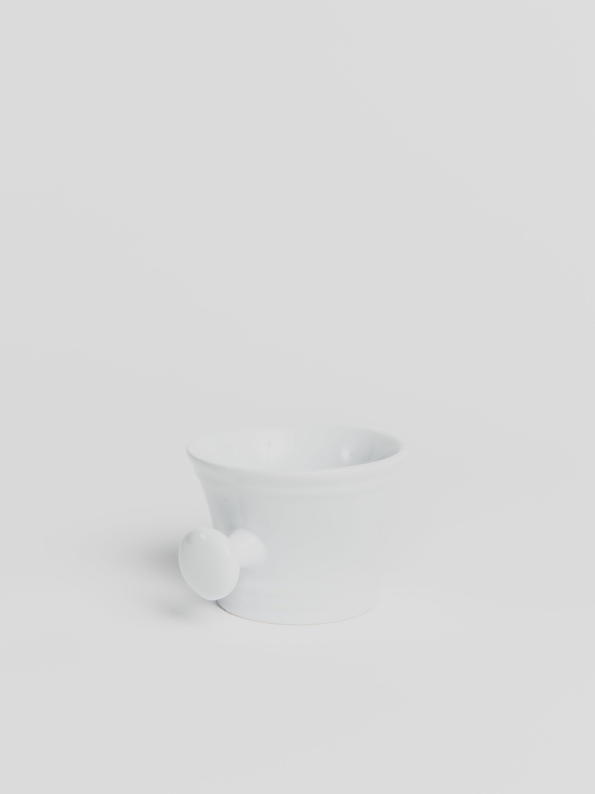 Shaving Soap mug - Ceramic White Shaving Mug Redecker