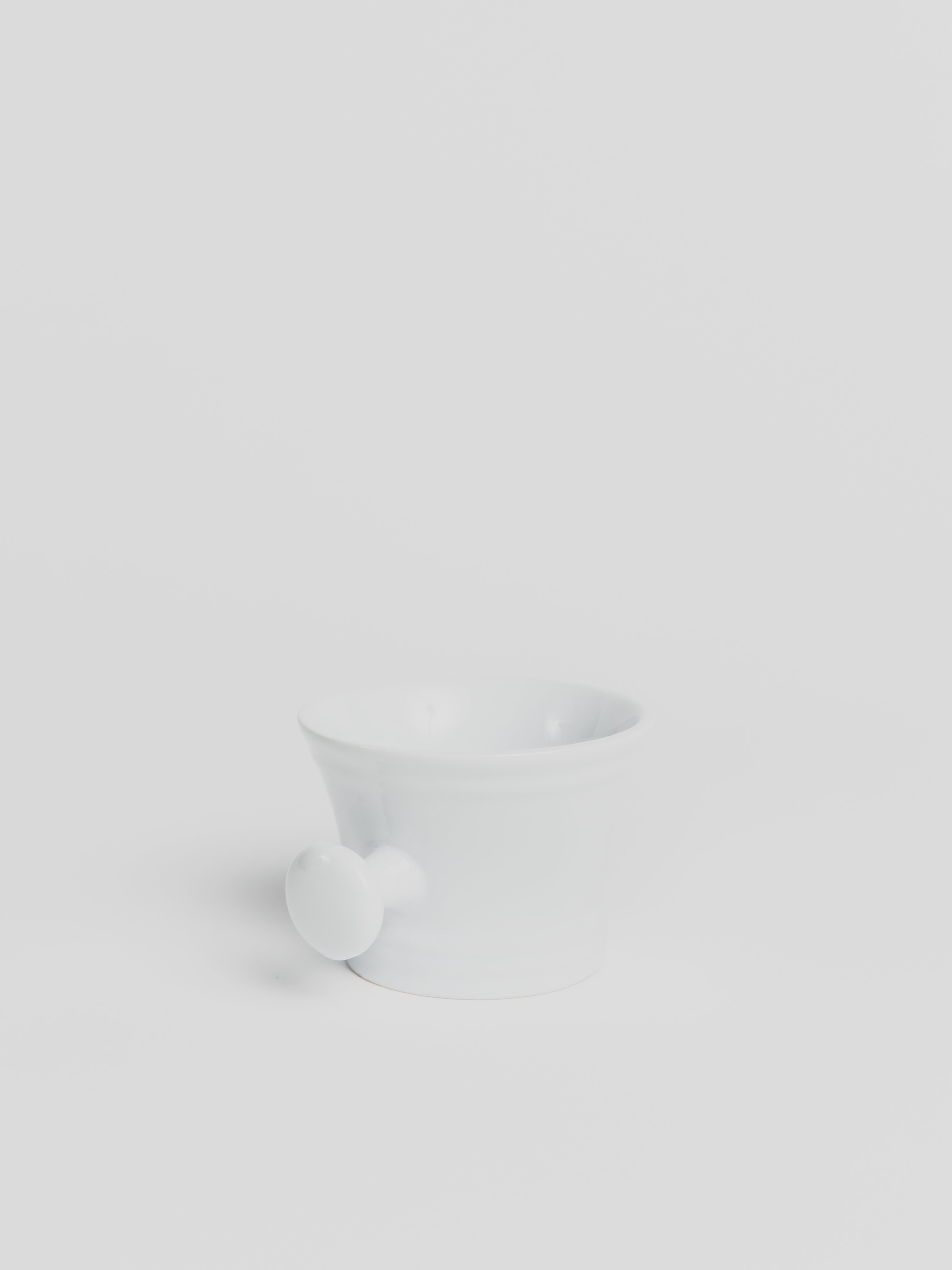 Shaving Soap mug - Ceramic White Shaving Mug Redecker