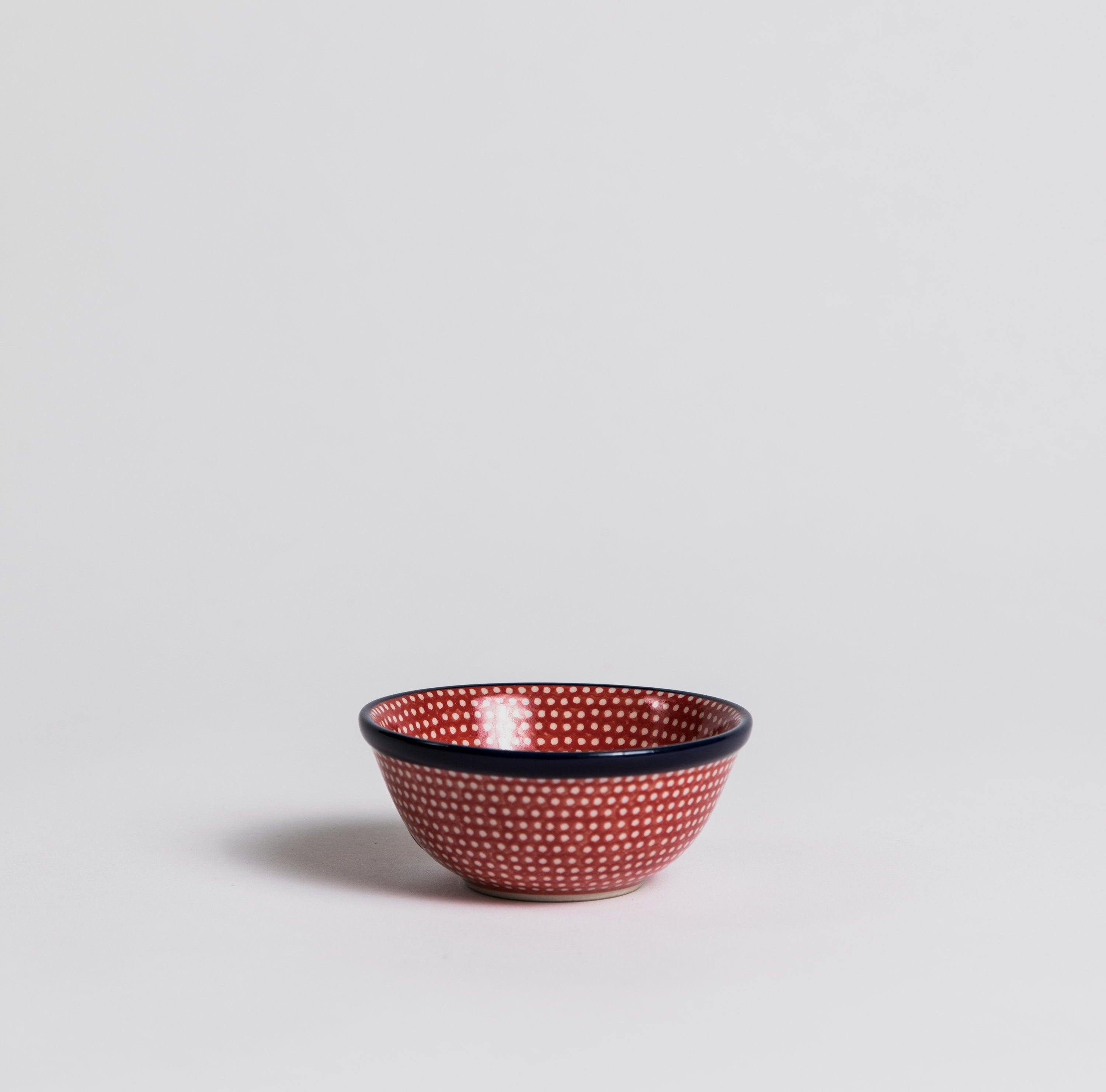 Shaving Soap mug - Red with Dots Ceramic Mug Redecker