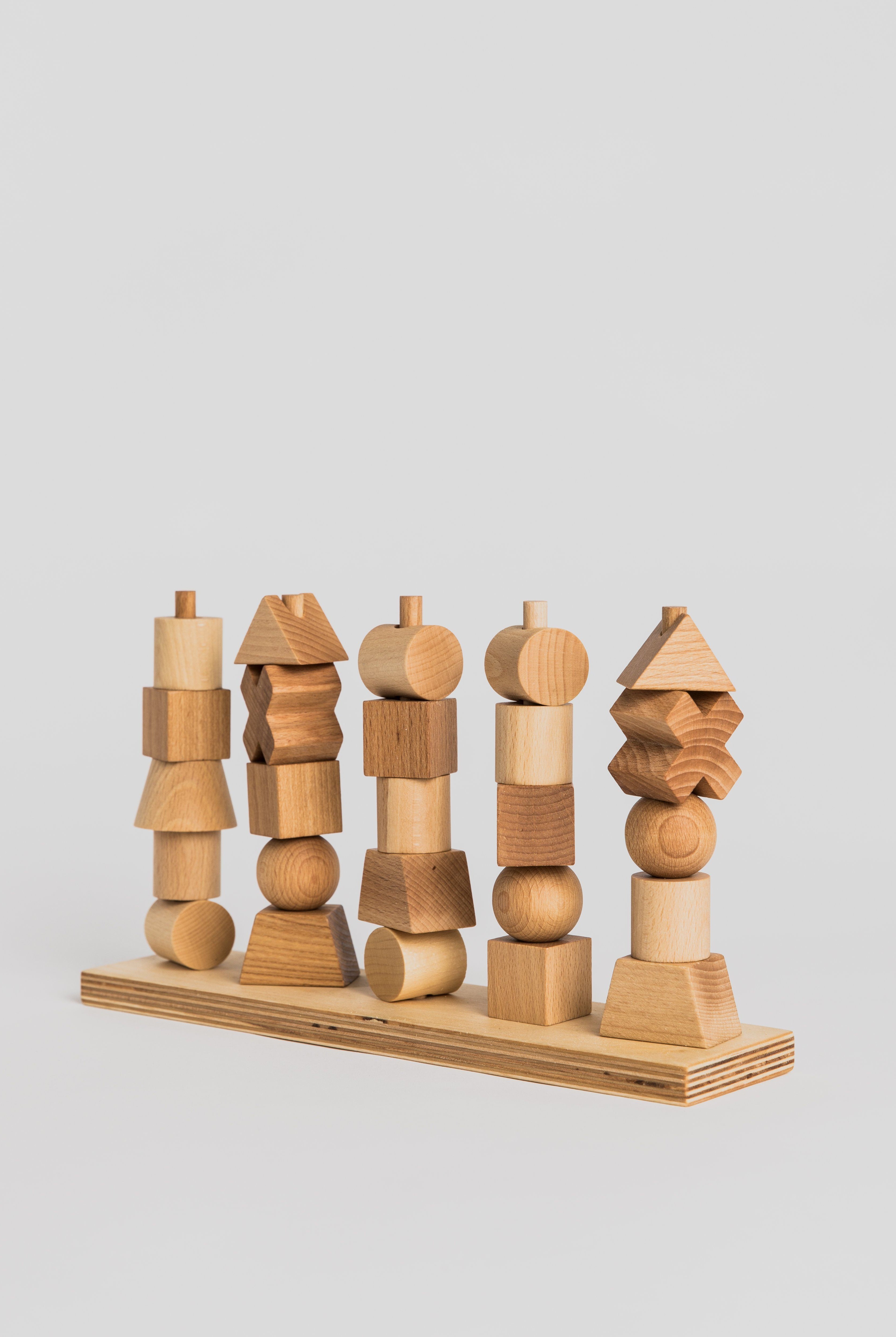 Stacking Toy - Natural Games Wooden Story