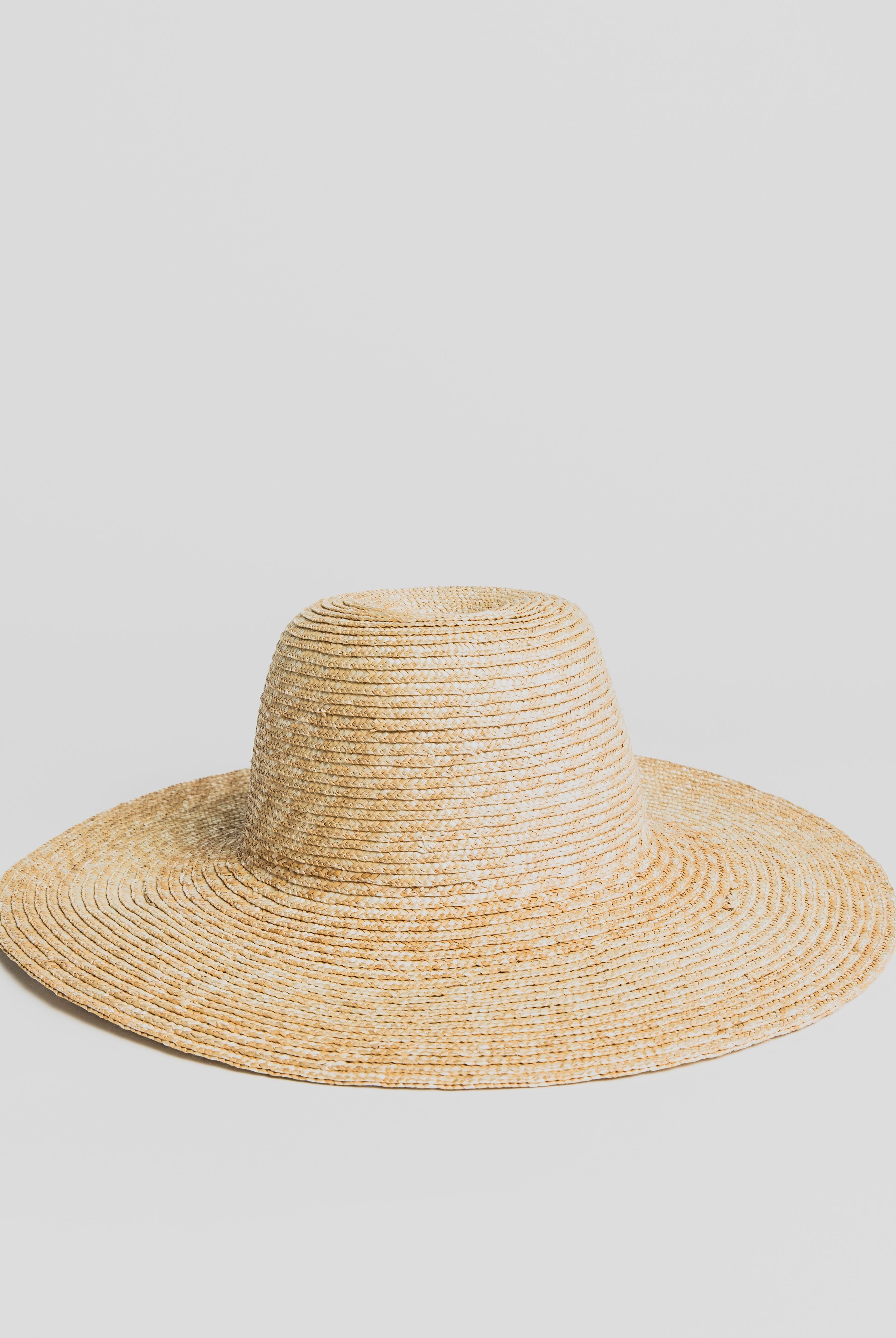 Straw Hat - Braided Capeline Natural Hats éN Hats