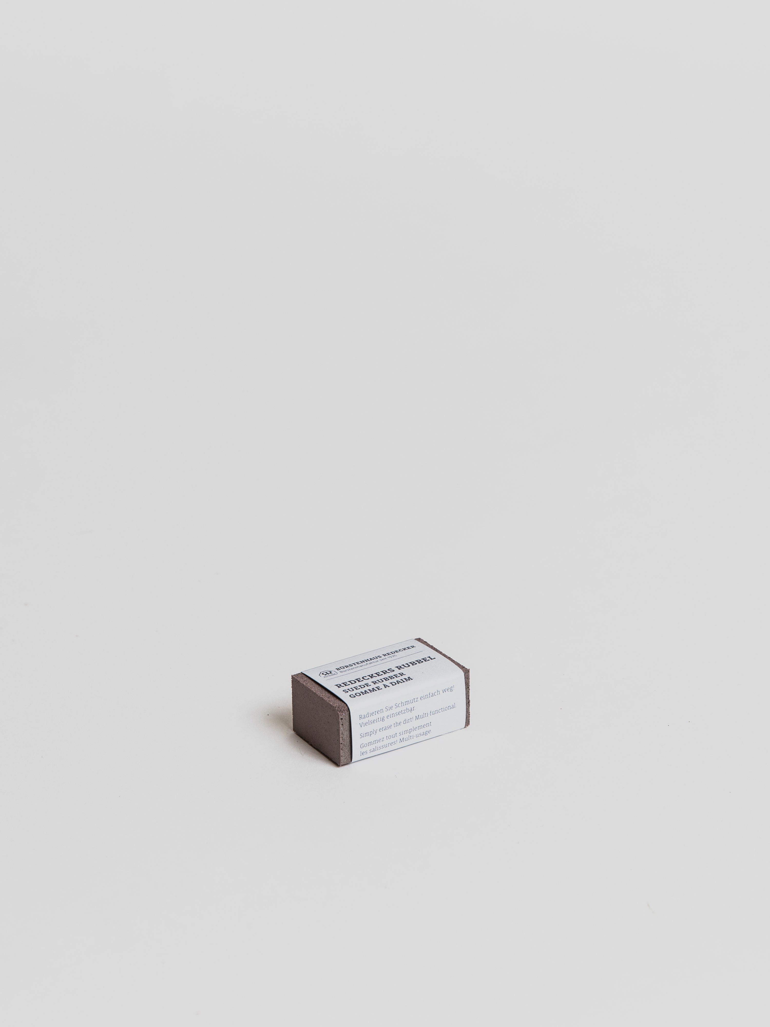 Suede Rubber Brush Redecker