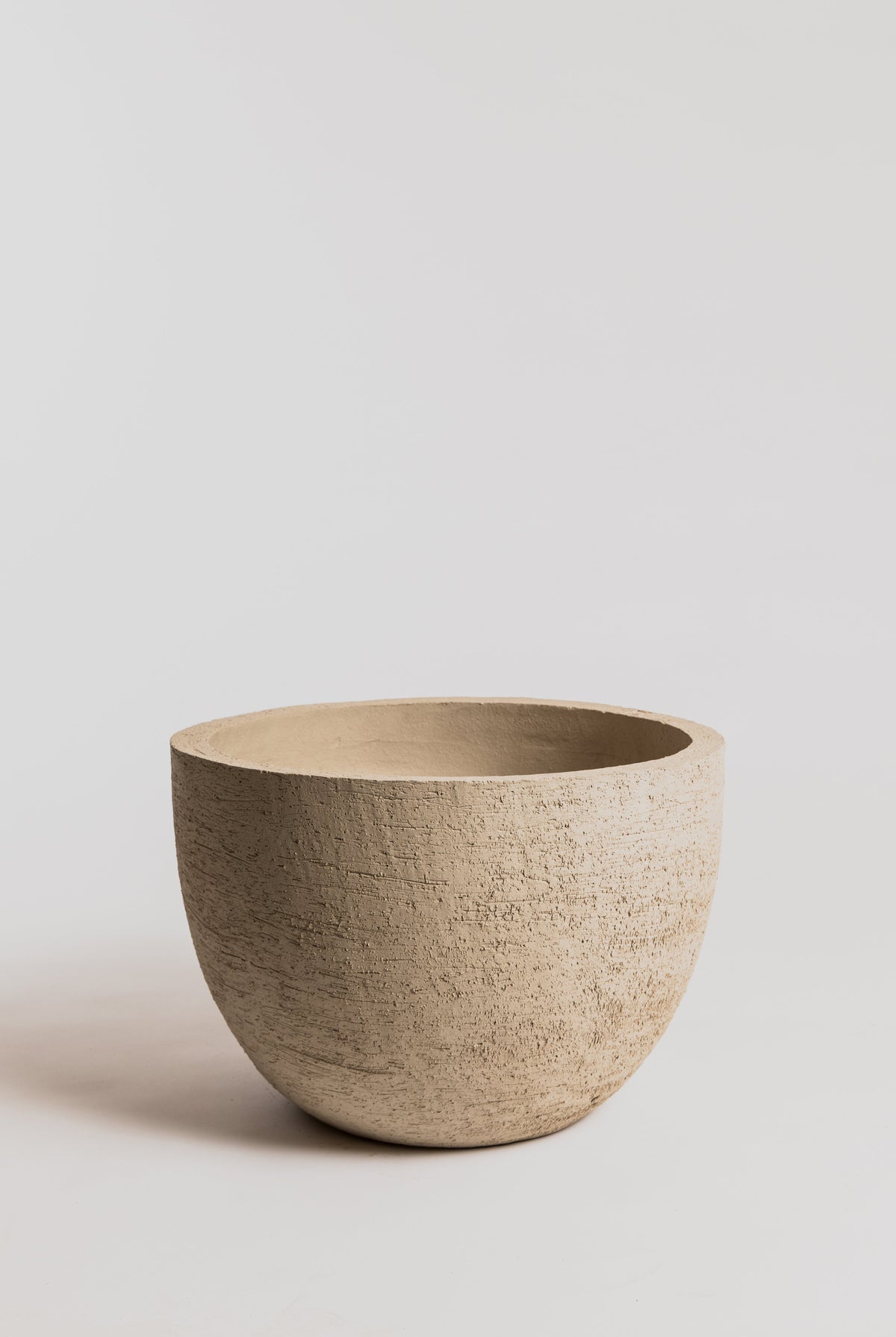 Texel Pot - Natural White Pottery Domani
