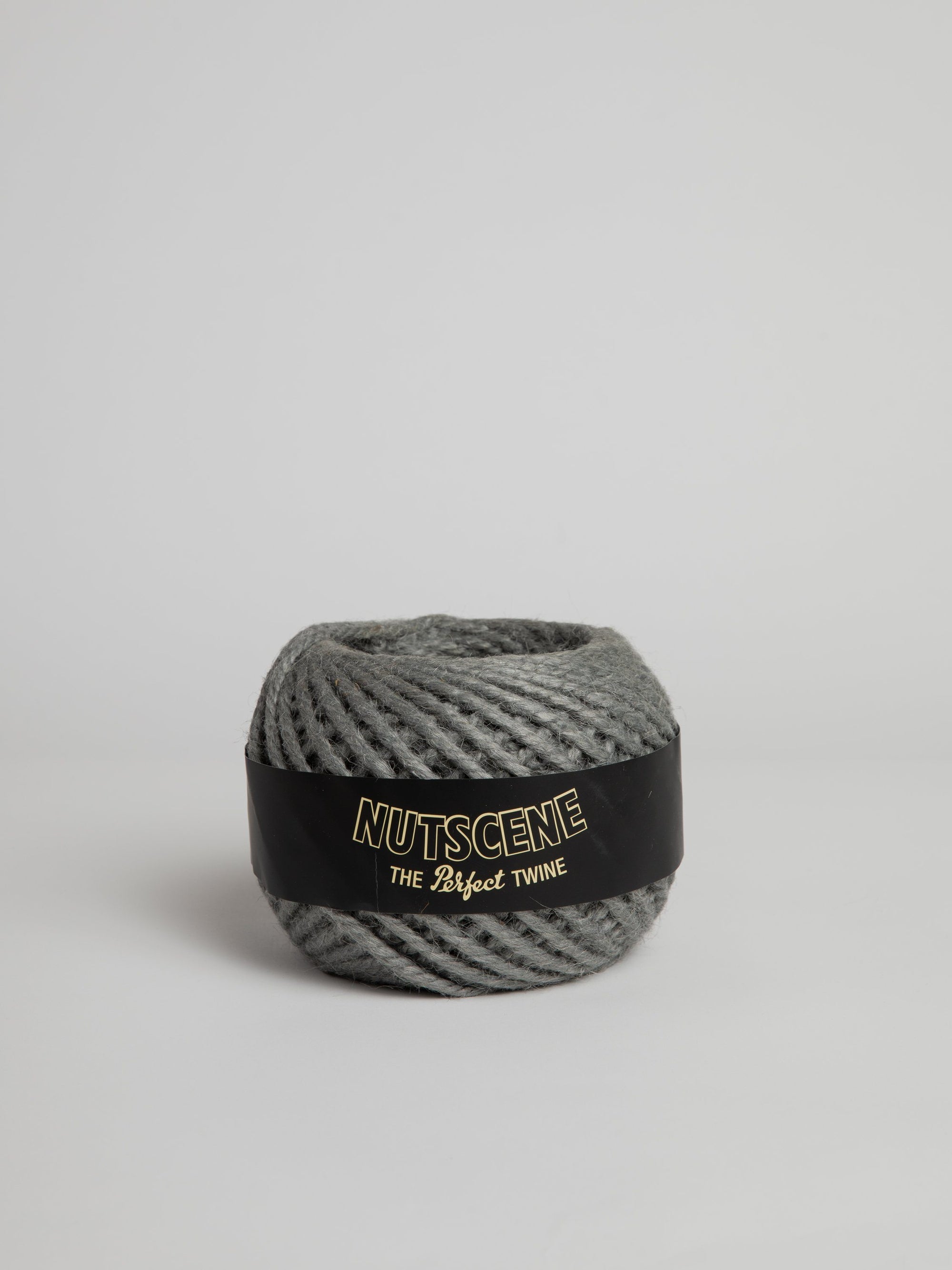 Thick Chunky Twine Ball - Grey Jute Twine Nutscene