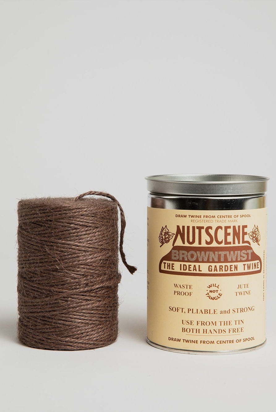 Tin of Twine - Brown Jute Twine Nutscene