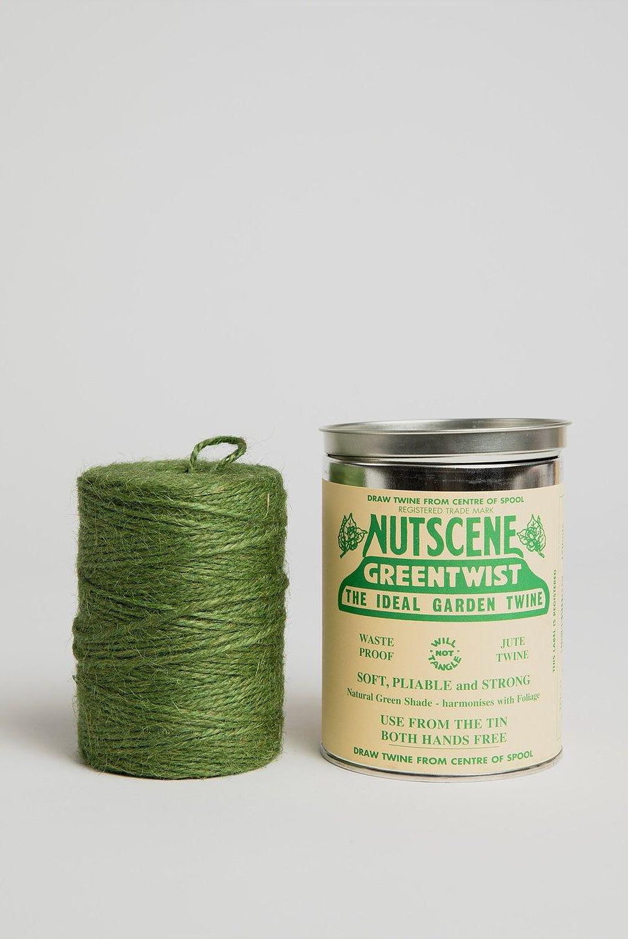 Tin of Twine - Green Jute Twine Nutscene