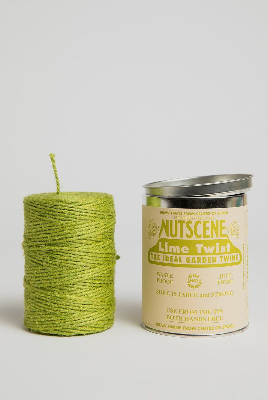 Tin of Twine - Lime Jute Twine Nutscene