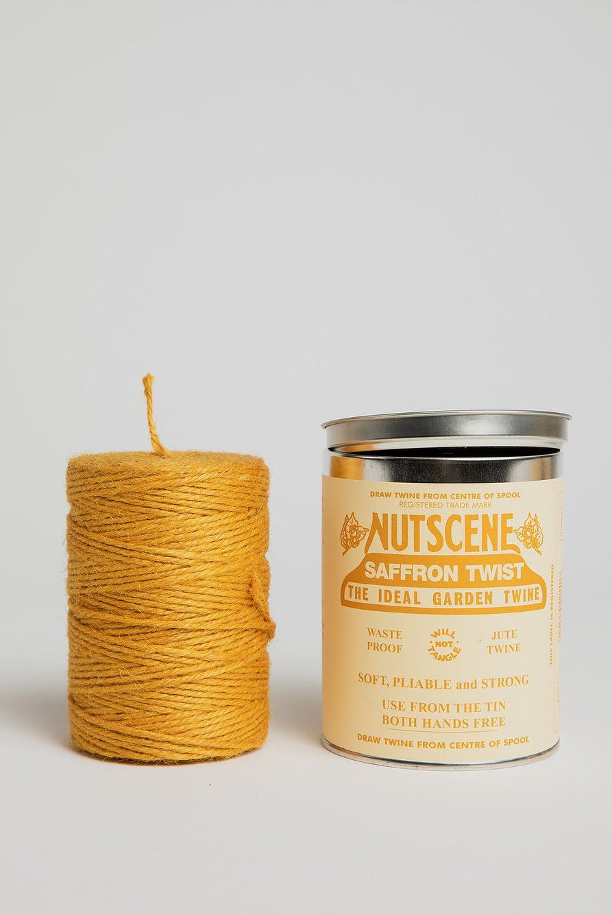 Tin of Twine - Saffron Jute Twine Nutscene