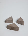 Triangle Foot - Grey Pottery Poggi Ugo