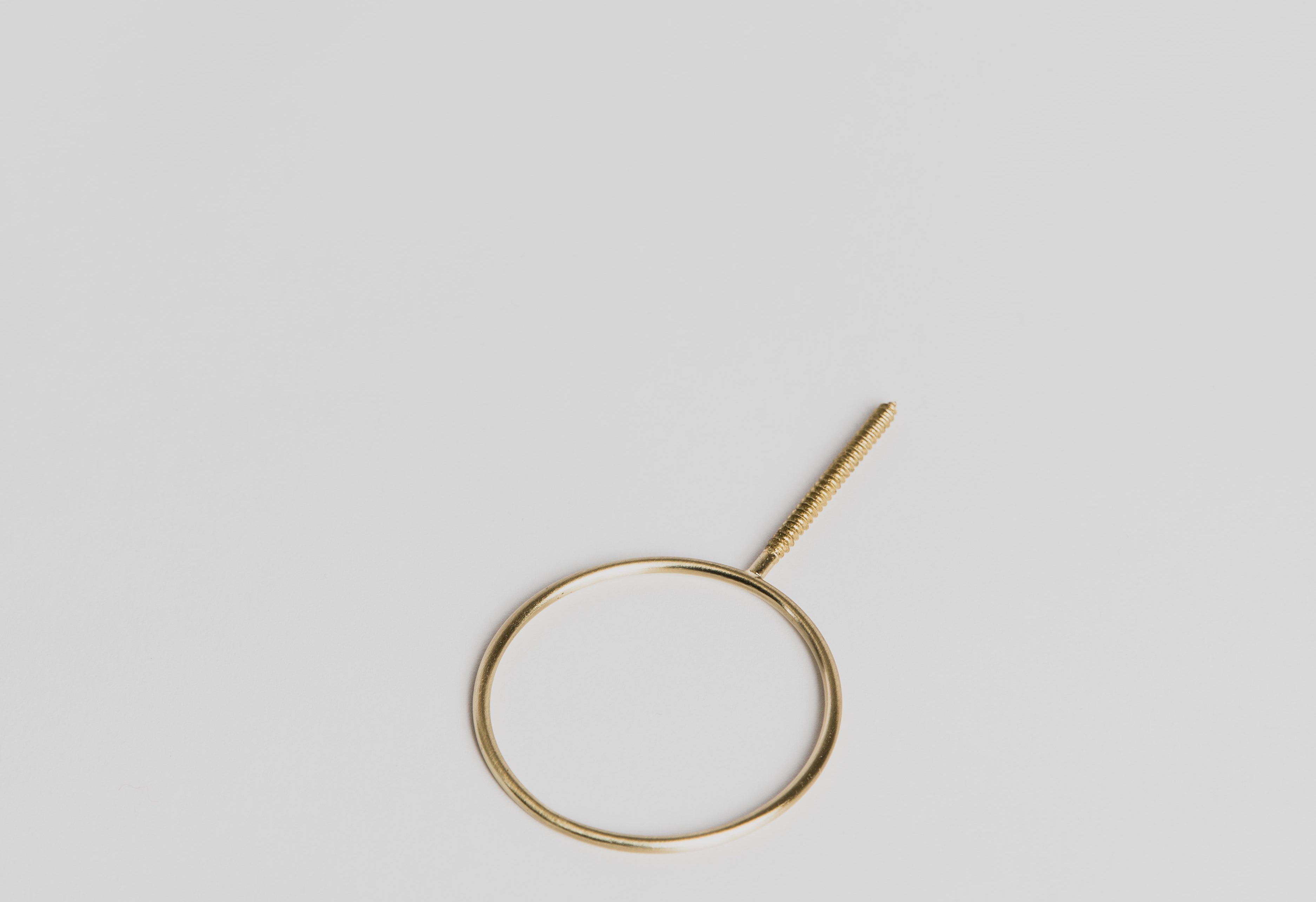 Vas Glasilium Holder for Wall - Brass Vase Holder Scandinavia Form