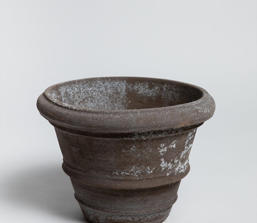 Vaso con Due Orli - Grey Pot Poggi Ugo