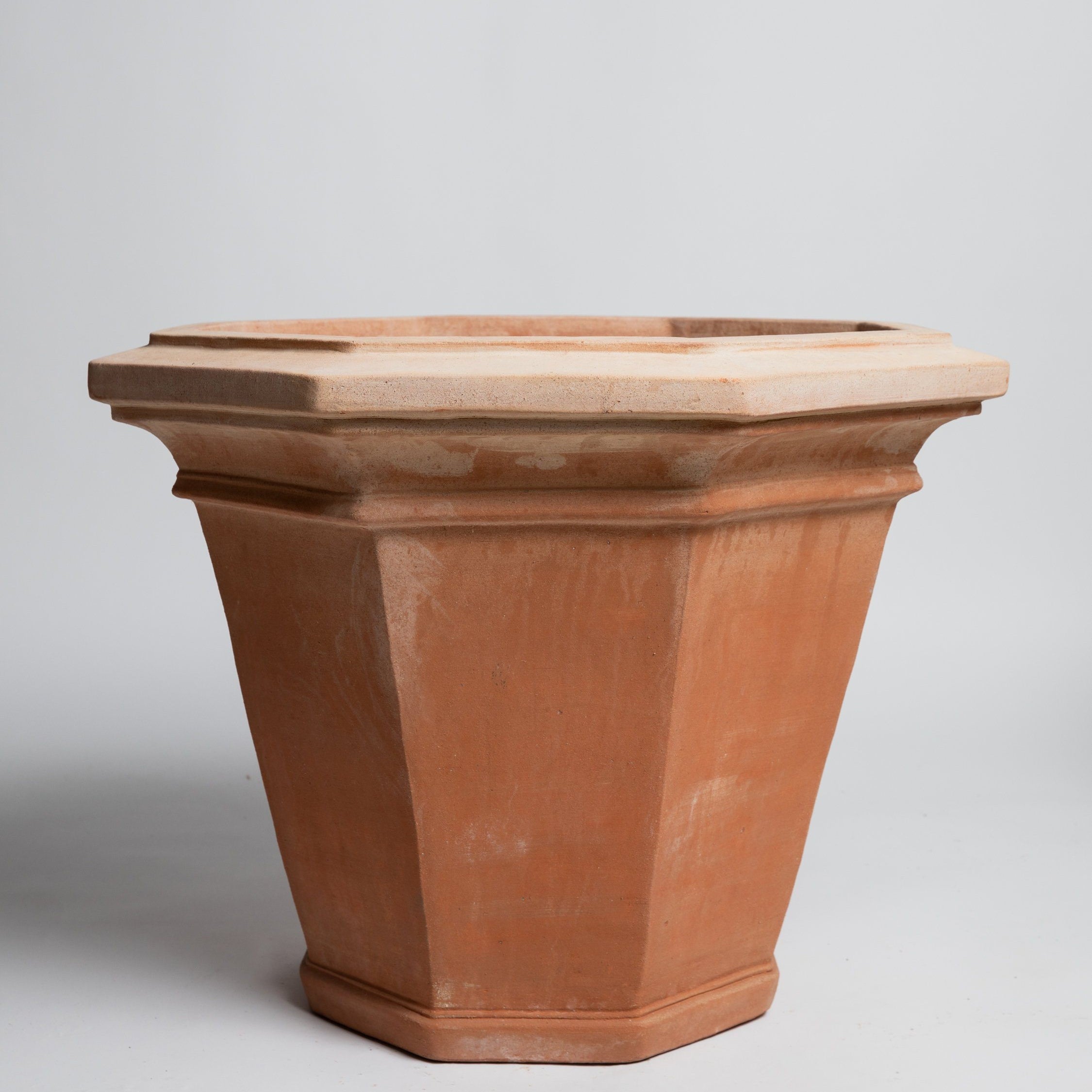 Vaso Ottagonale Liscio - Terracotta Pot M.I.T.A.L