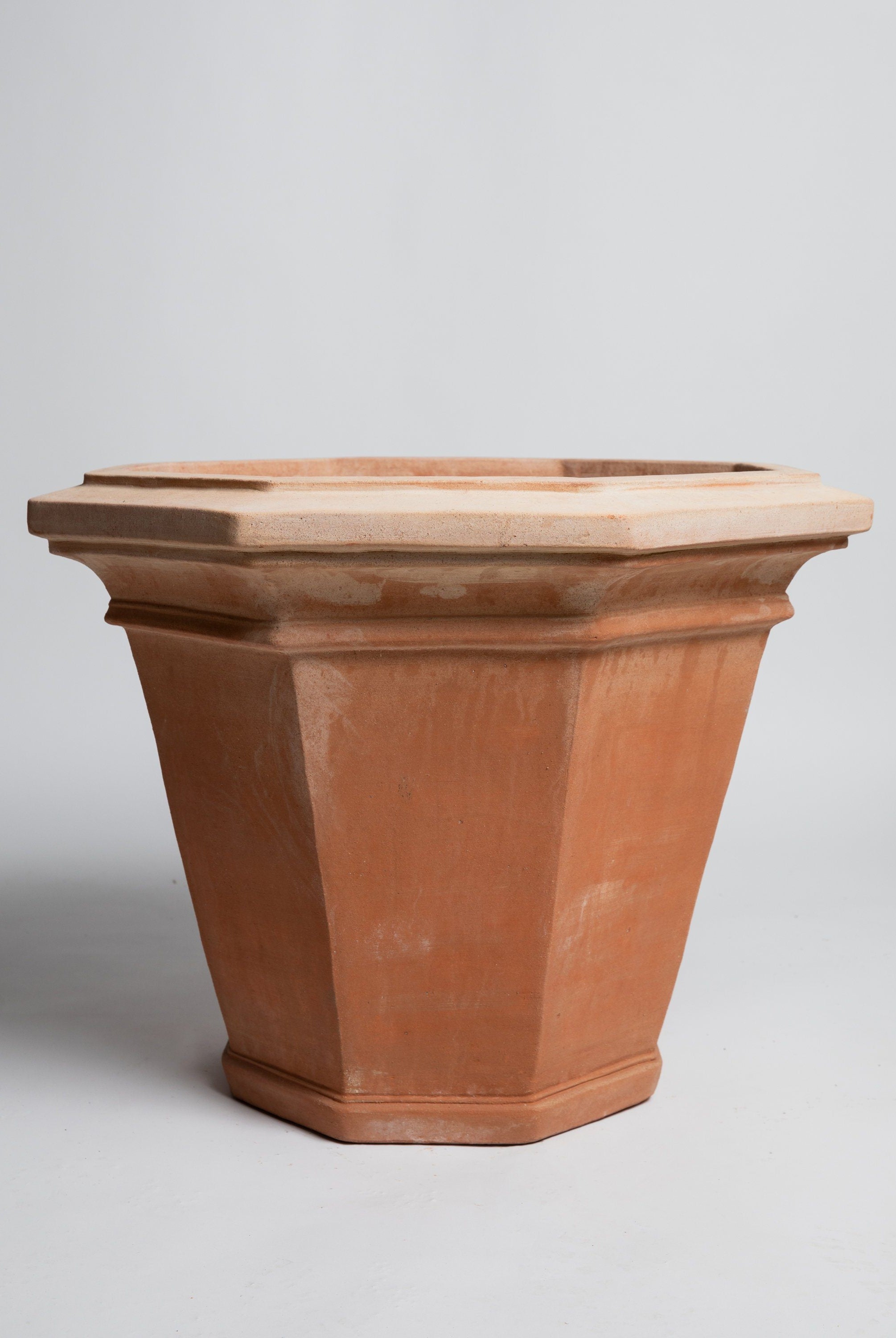 Vaso Ottagonale Liscio - Terracotta Pot M.I.T.A.L